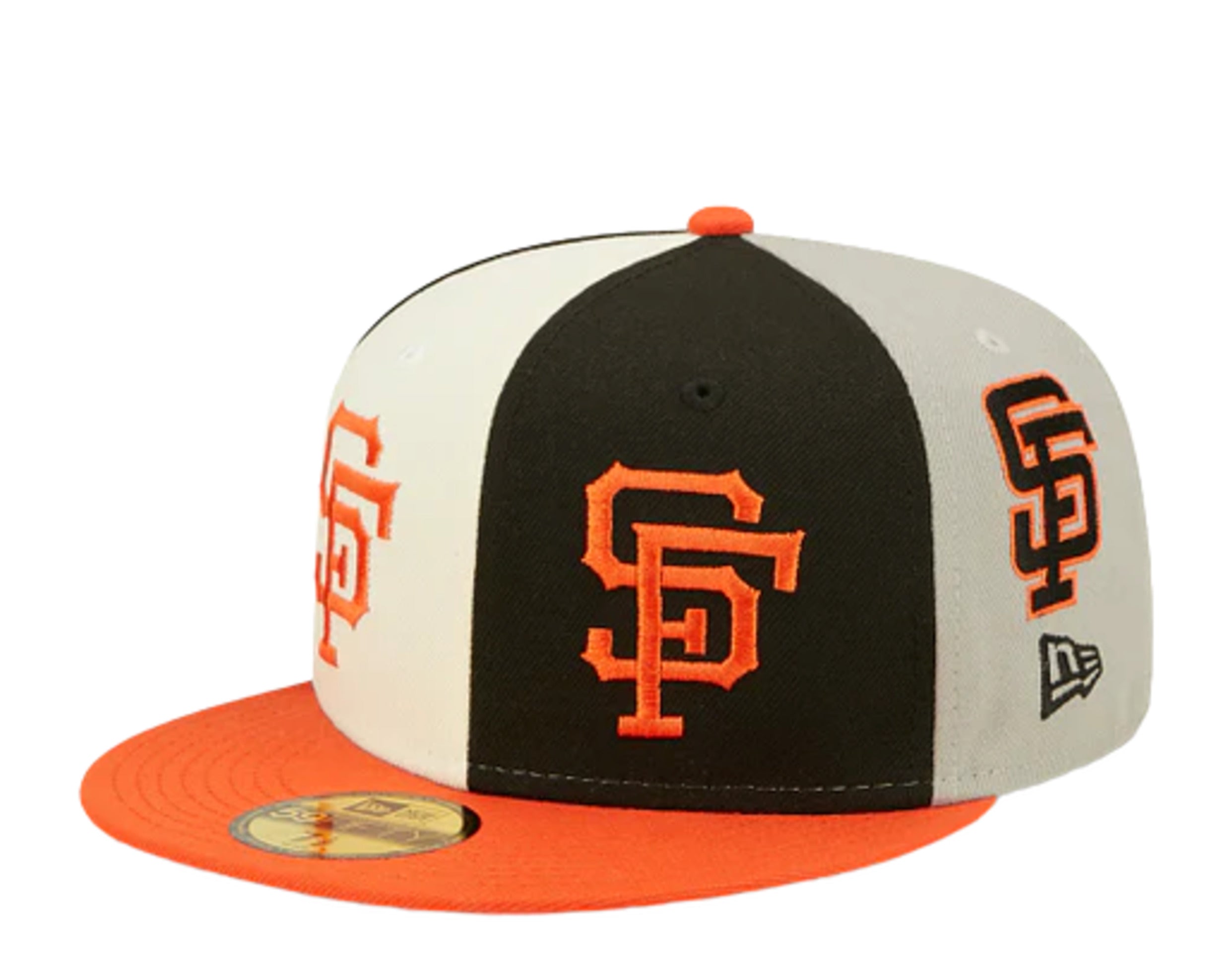 New Era 59Fifty MLB San Francisco Giants Logo Pinwheel Fitted Hat