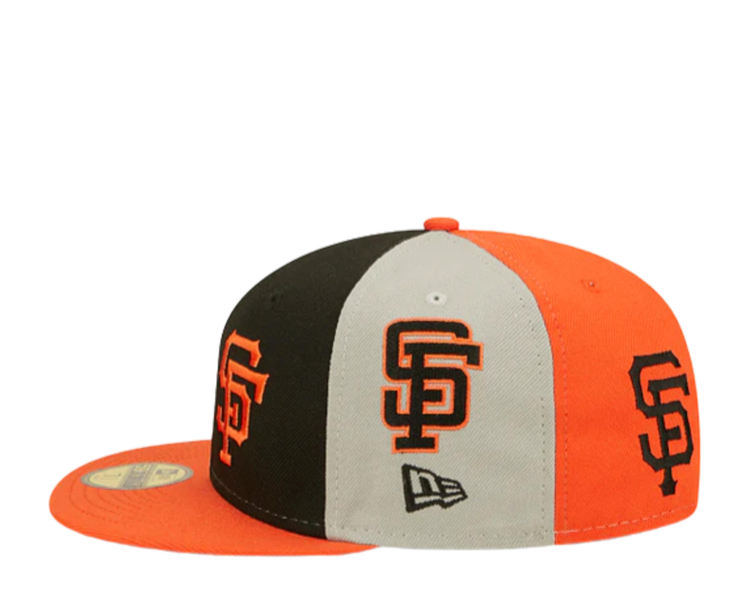 New Era 59Fifty MLB San Francisco Giants Logo Pinwheel Fitted Hat