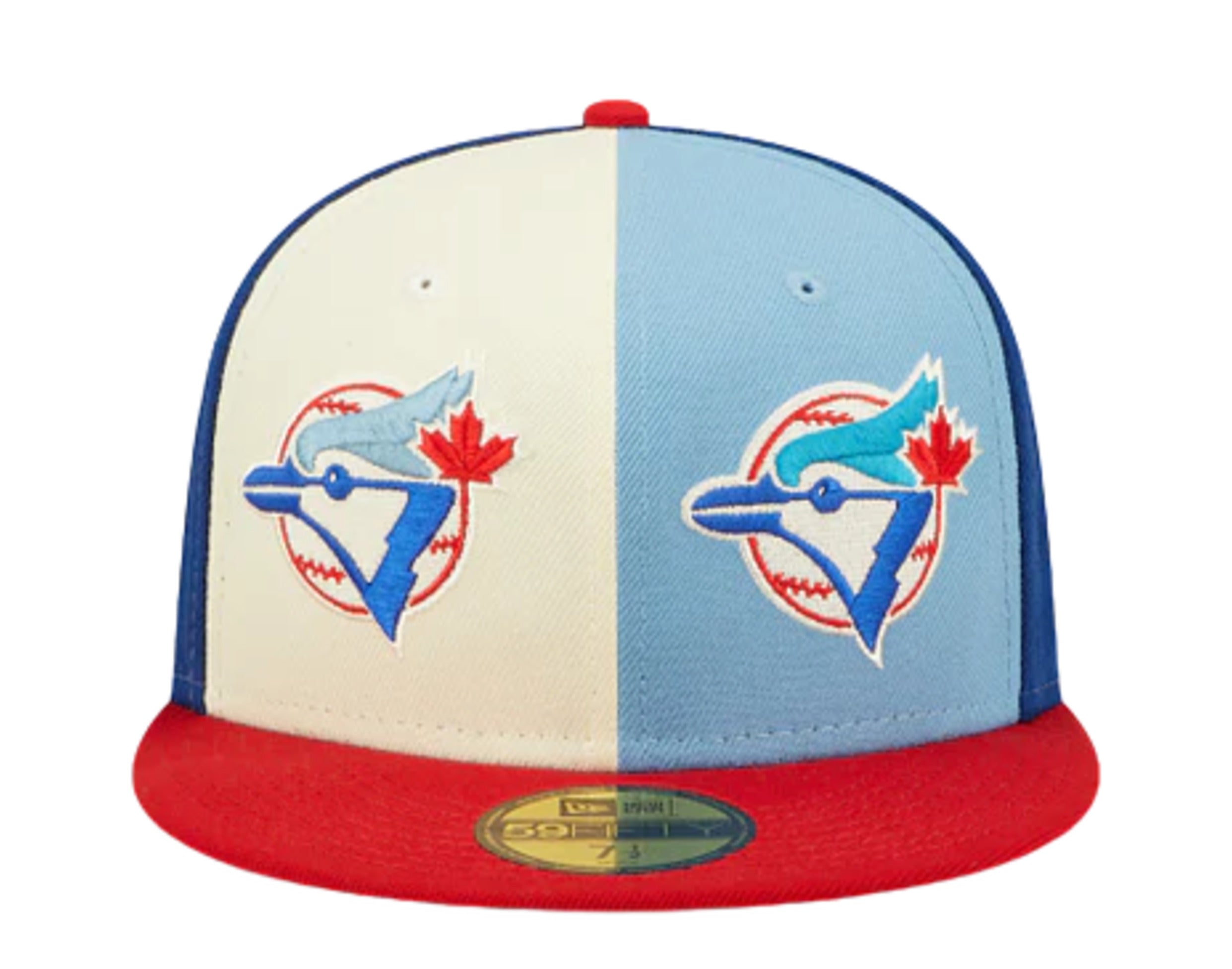 New Era 59Fifty MLB Toronto Blue Jays Logo Pinwheel Fitted Hat