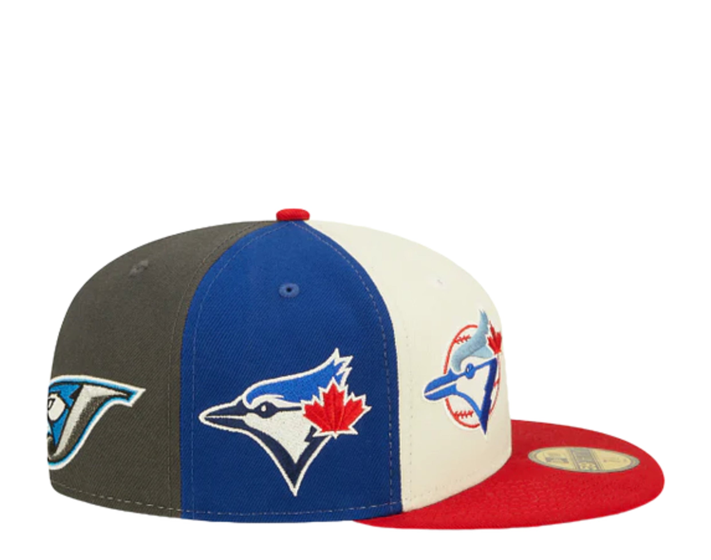 New Era 59Fifty MLB Toronto Blue Jays Logo Pinwheel Fitted Hat