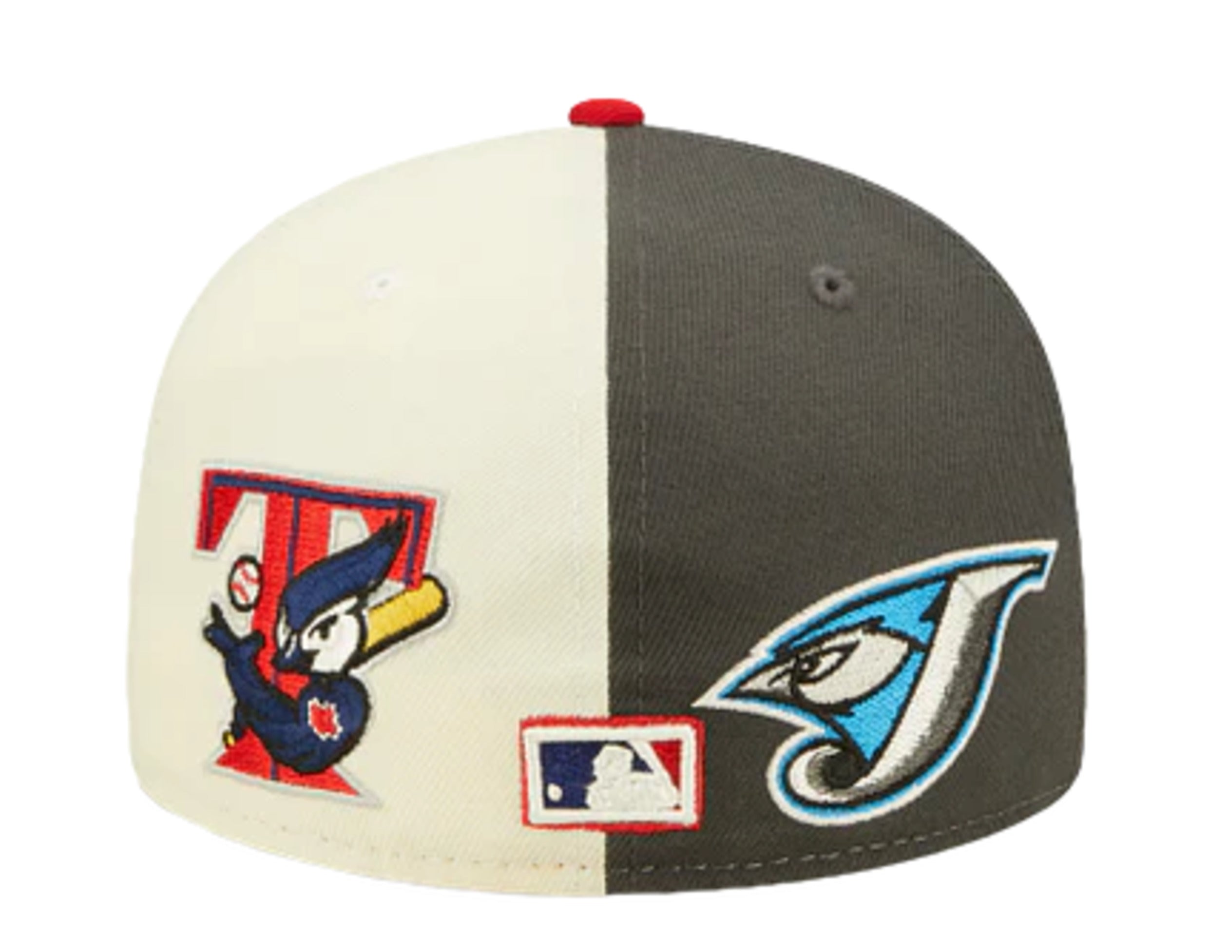 New Era 59Fifty MLB Toronto Blue Jays Logo Pinwheel Fitted Hat