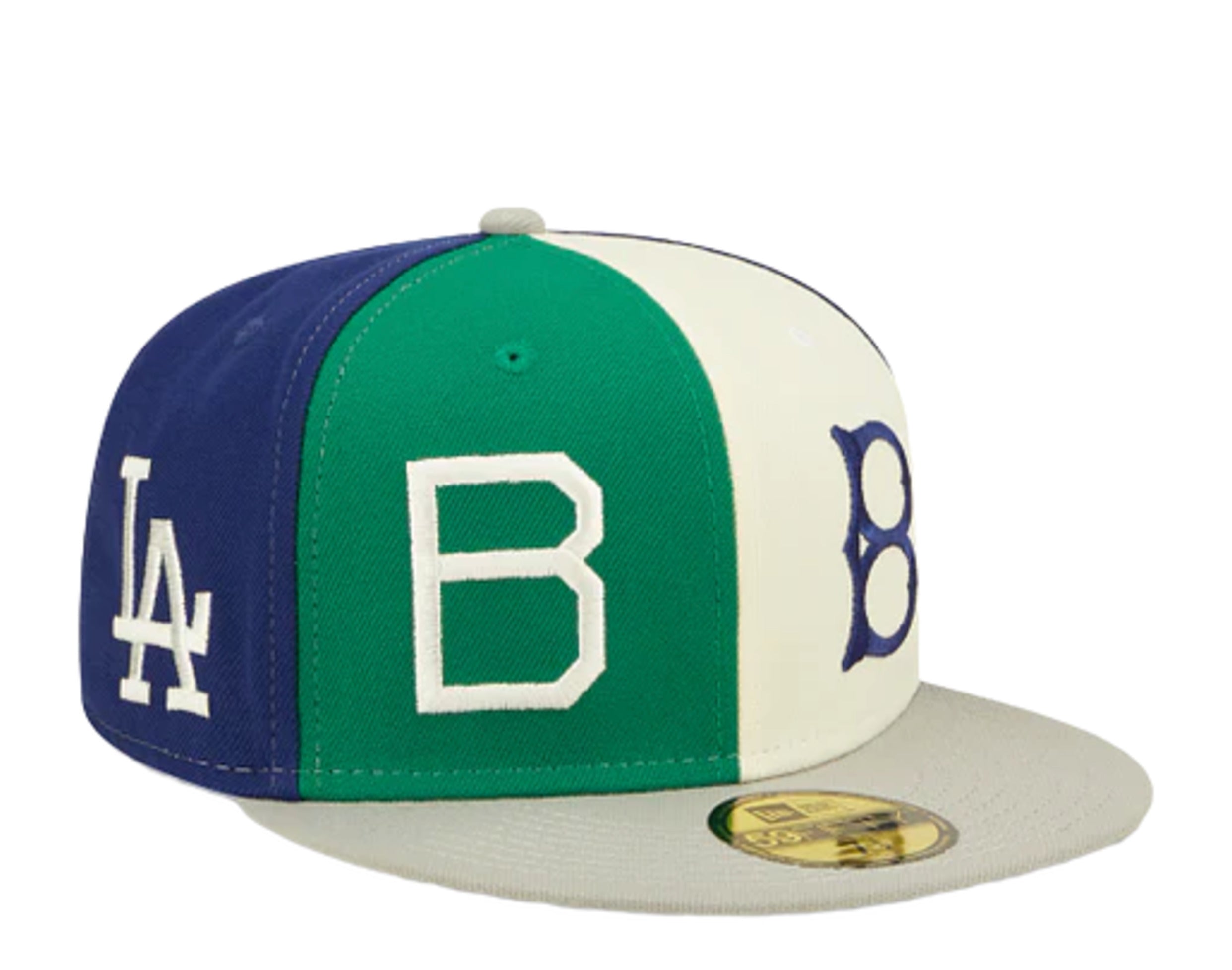 New Era 59Fifty MLB Los Angeles Dodgers Logo Pinwheel Fitted Hat