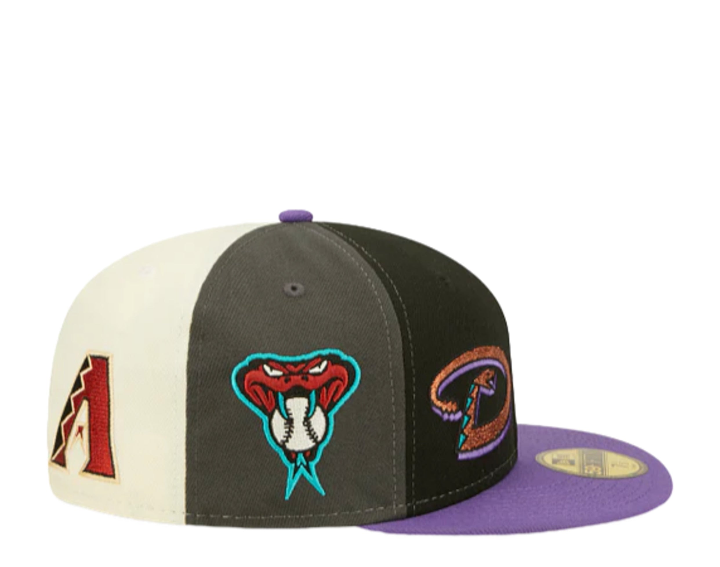 New Era 59Fifty MLB Arizona Diamondbacks Logo Pinwheel Fitted Hat