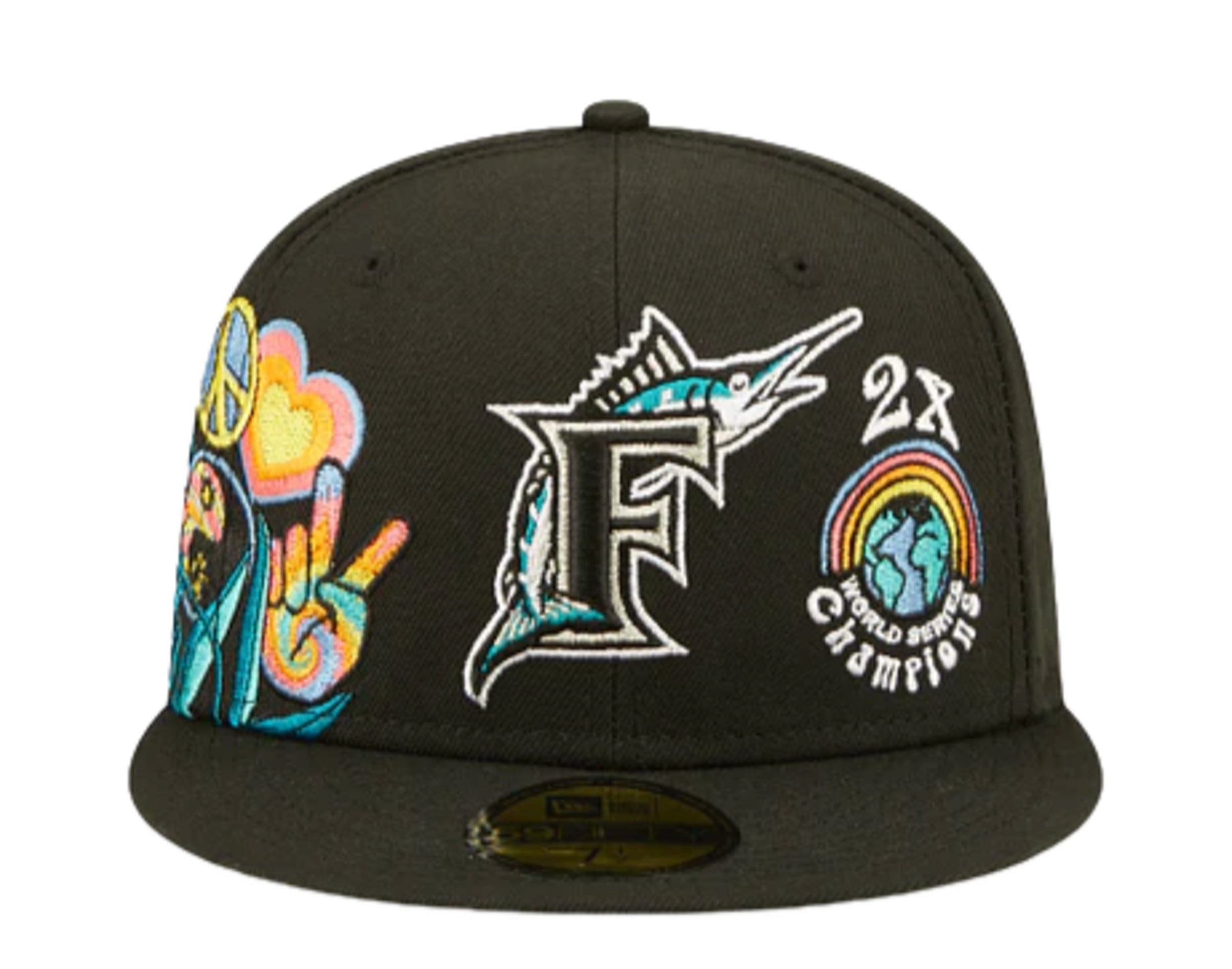 New Era 59Fifty MLB Miami Marlins Groovy Fitted Hat