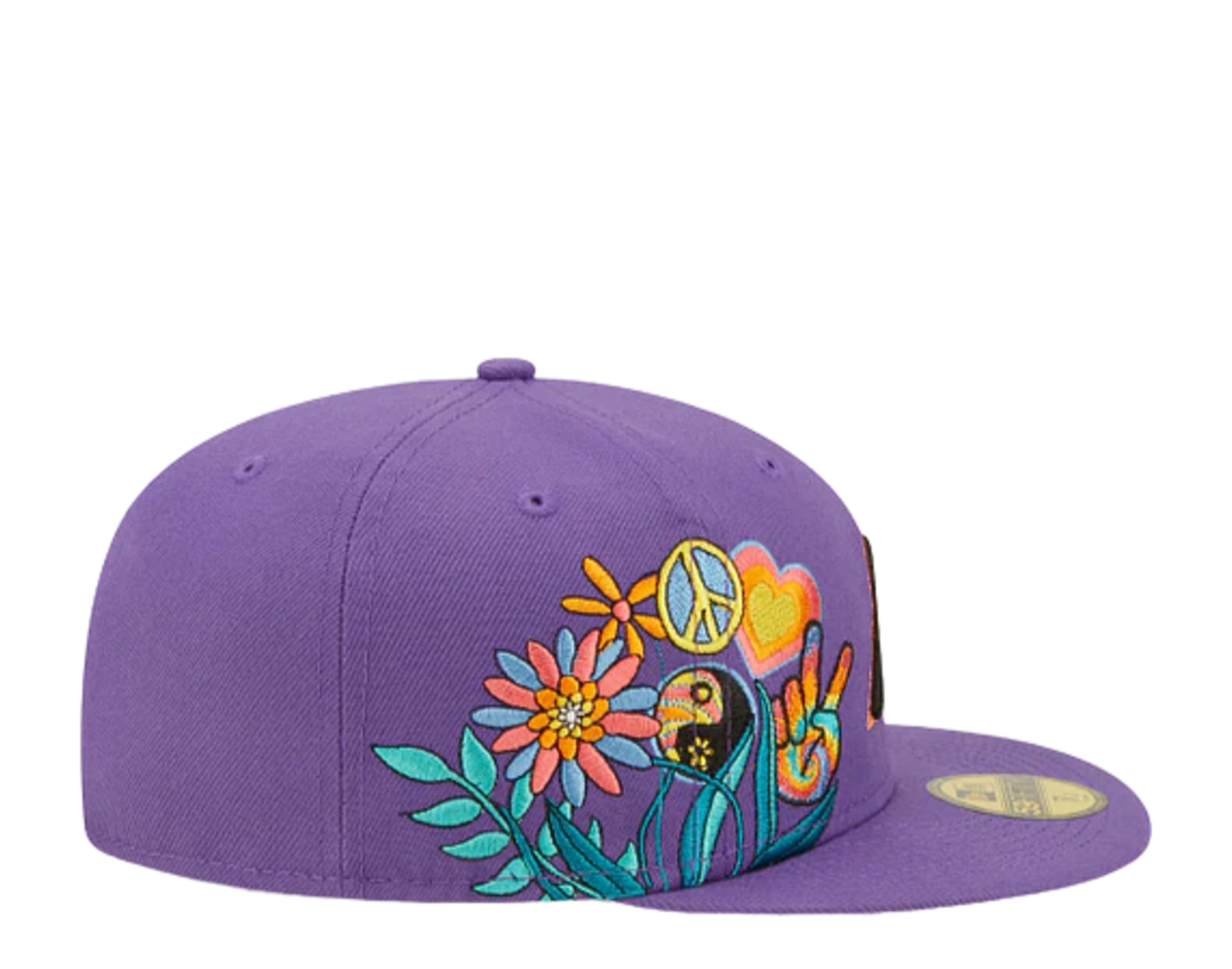 Arizona Diamondbacks GROOVY Purple Fitted Hat by New Era