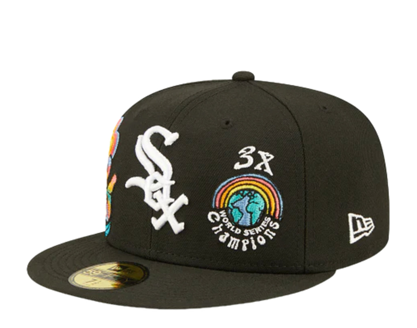 New Era 59Fifty Chain Stitch Chicago White Sox Hat - White, Green