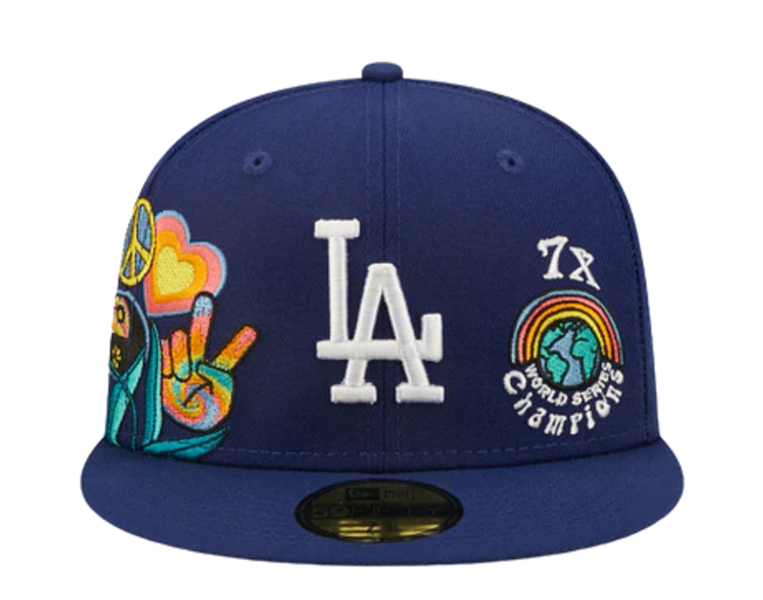 New Era Groovy 59FIFTY Fitted - Los Angeles Dodgers Hat Blue / 7 3/4