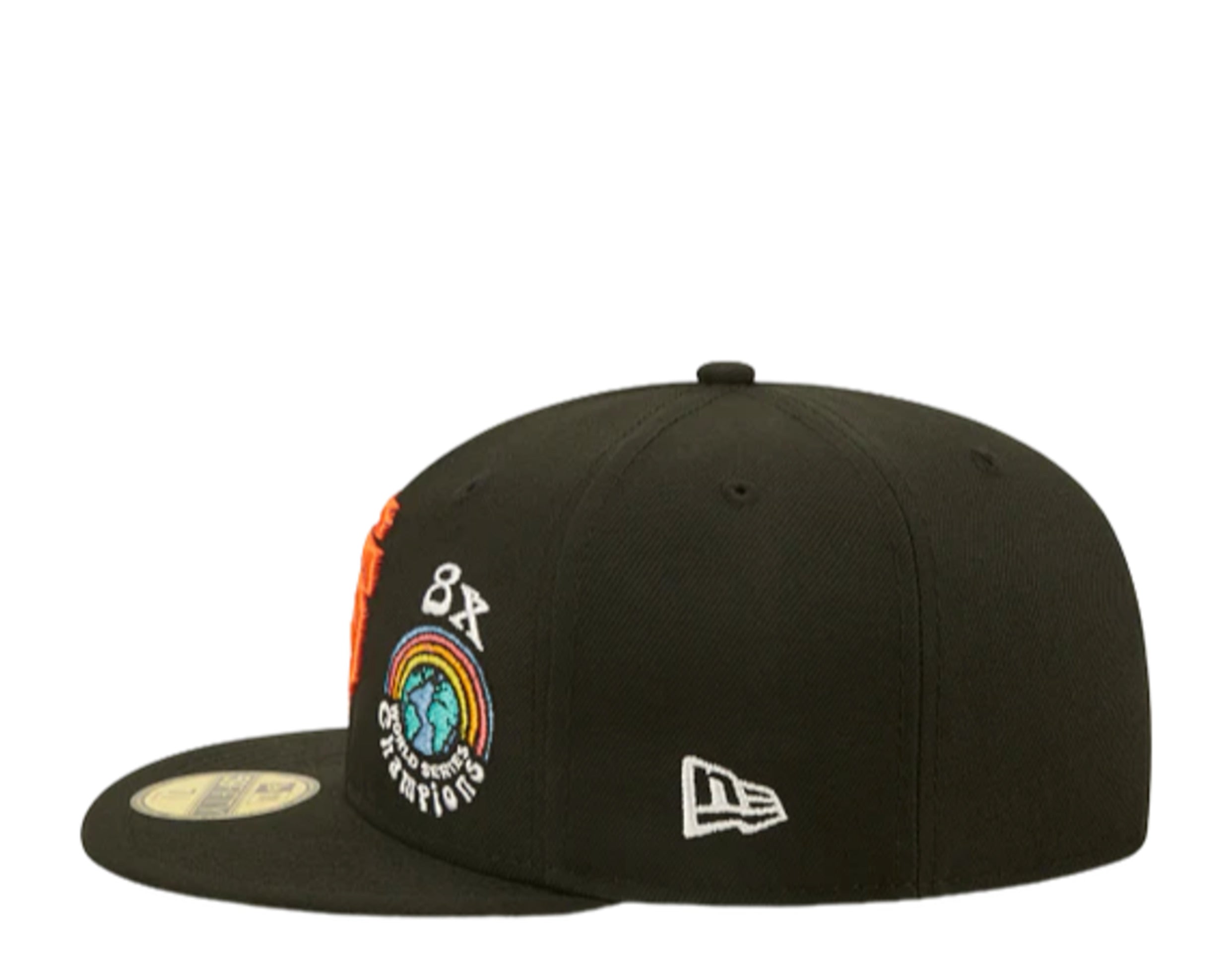 New Era San Francisco Giants Groovy 59FIFTY Fitted Cap: Black/Blue