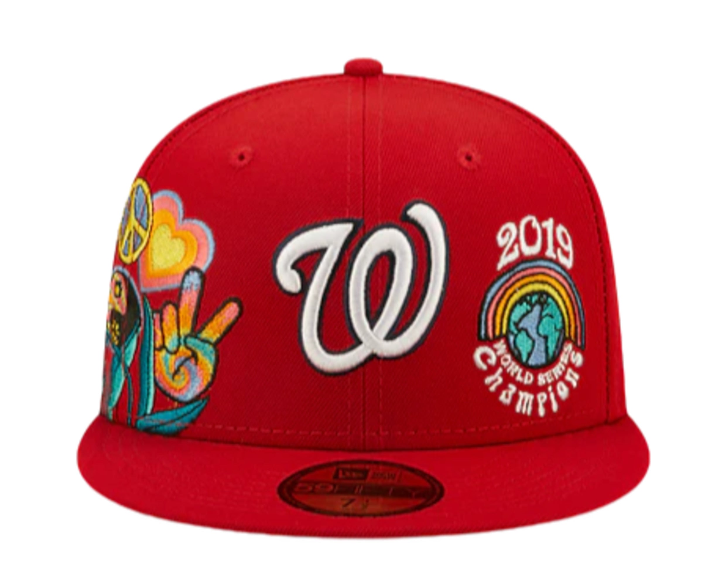 New Era Washington Nationals Fitted Green Bottom Red White (2019