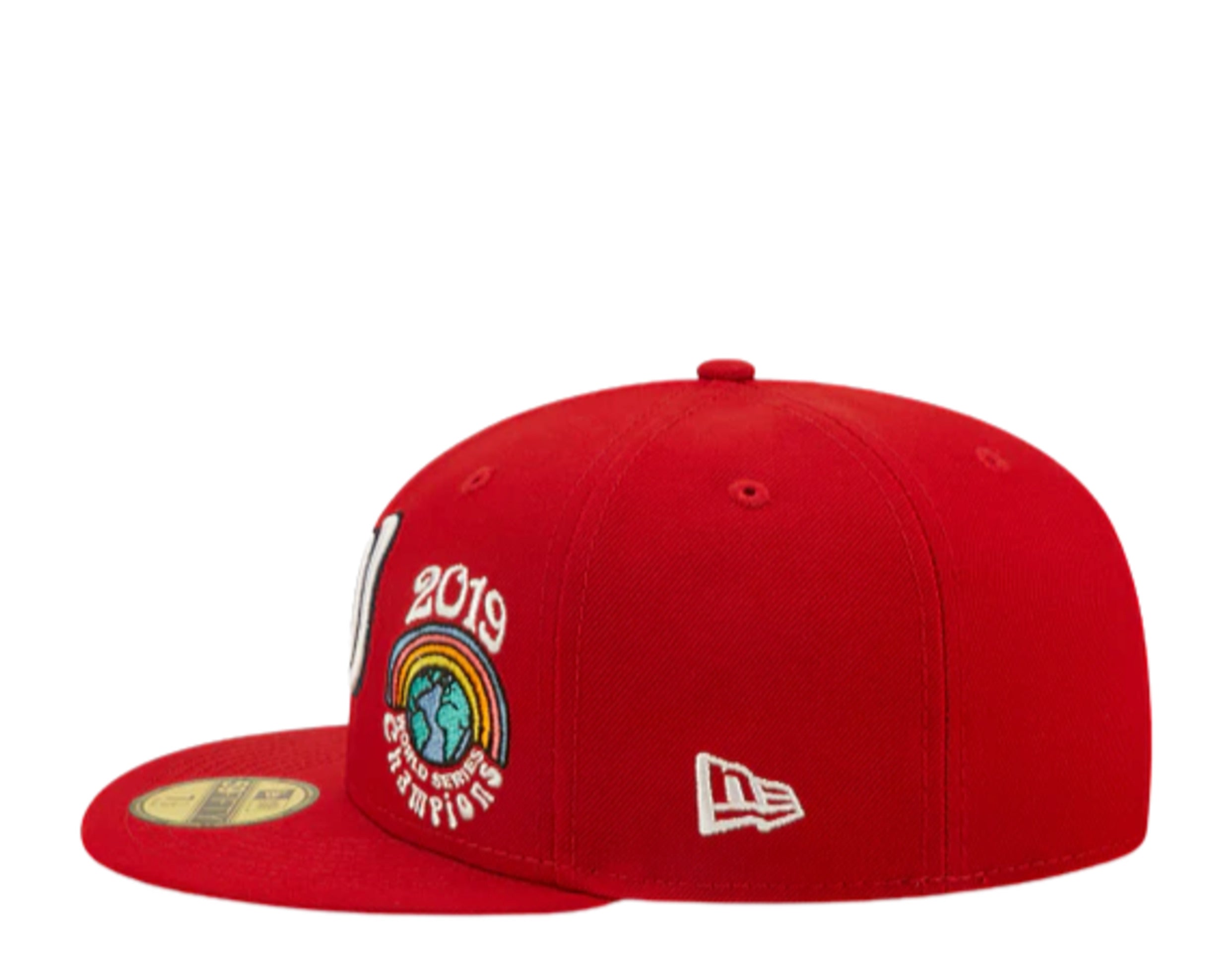 New Era Washington Nationals Fitted Green Bottom Red White (2019