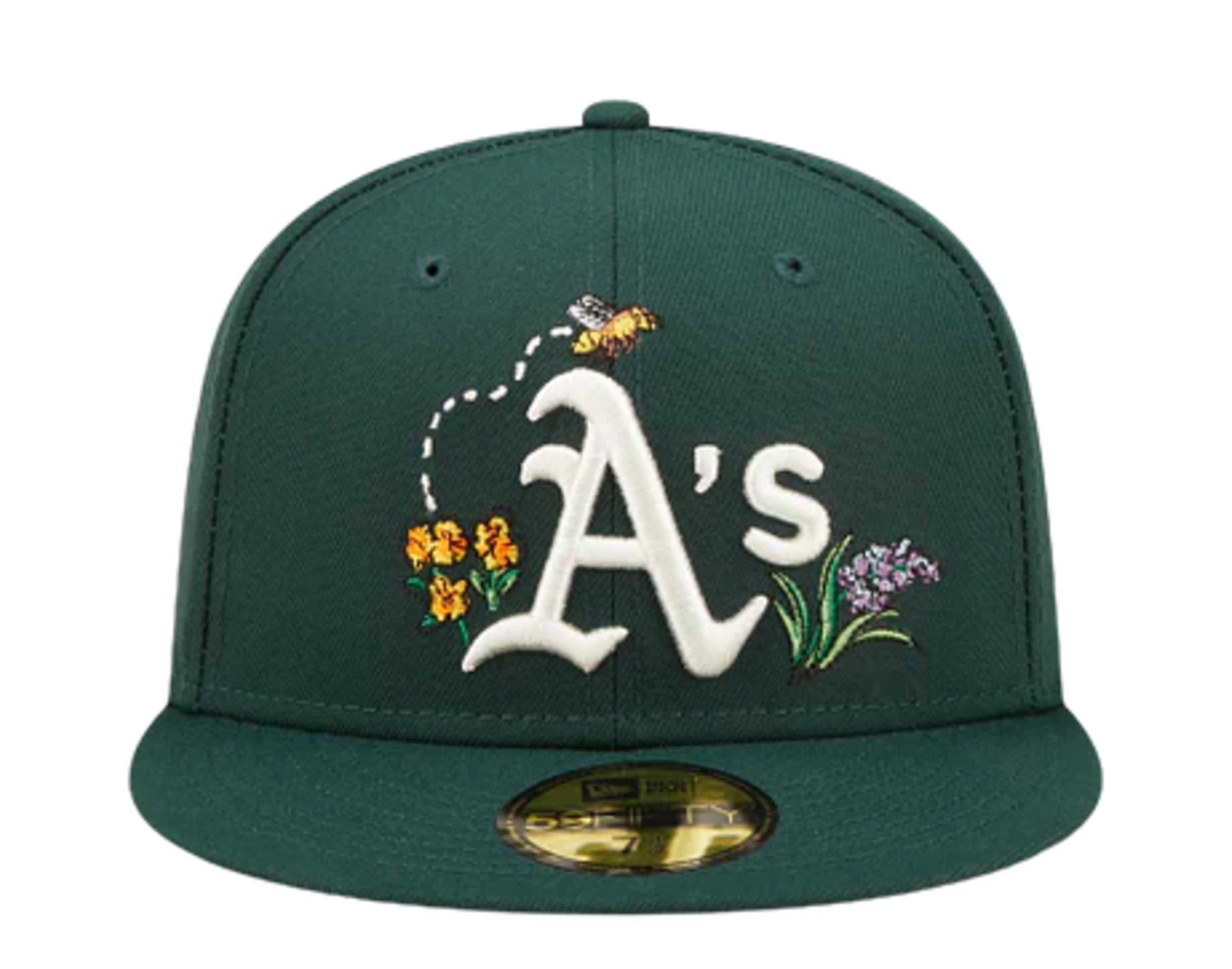 New Era 59Fifty MLB Oakland Athletics Watercolor Floral Fitted Hat