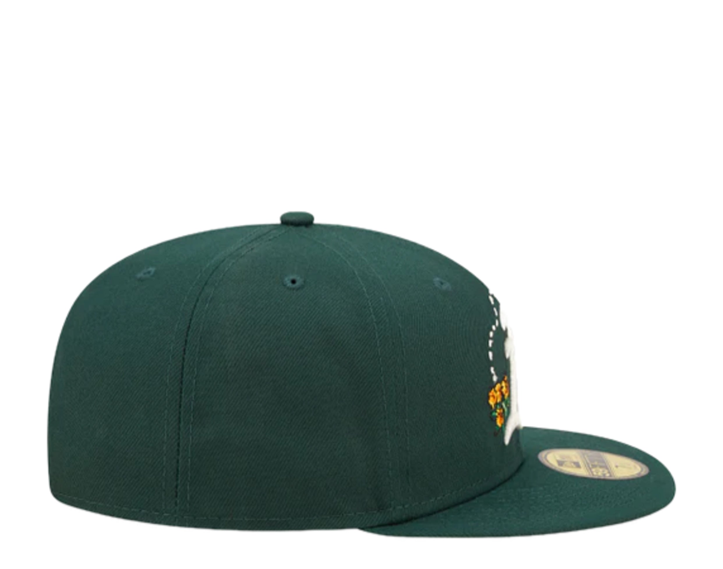 New Era 59Fifty MLB Oakland Athletics Watercolor Floral Fitted Hat