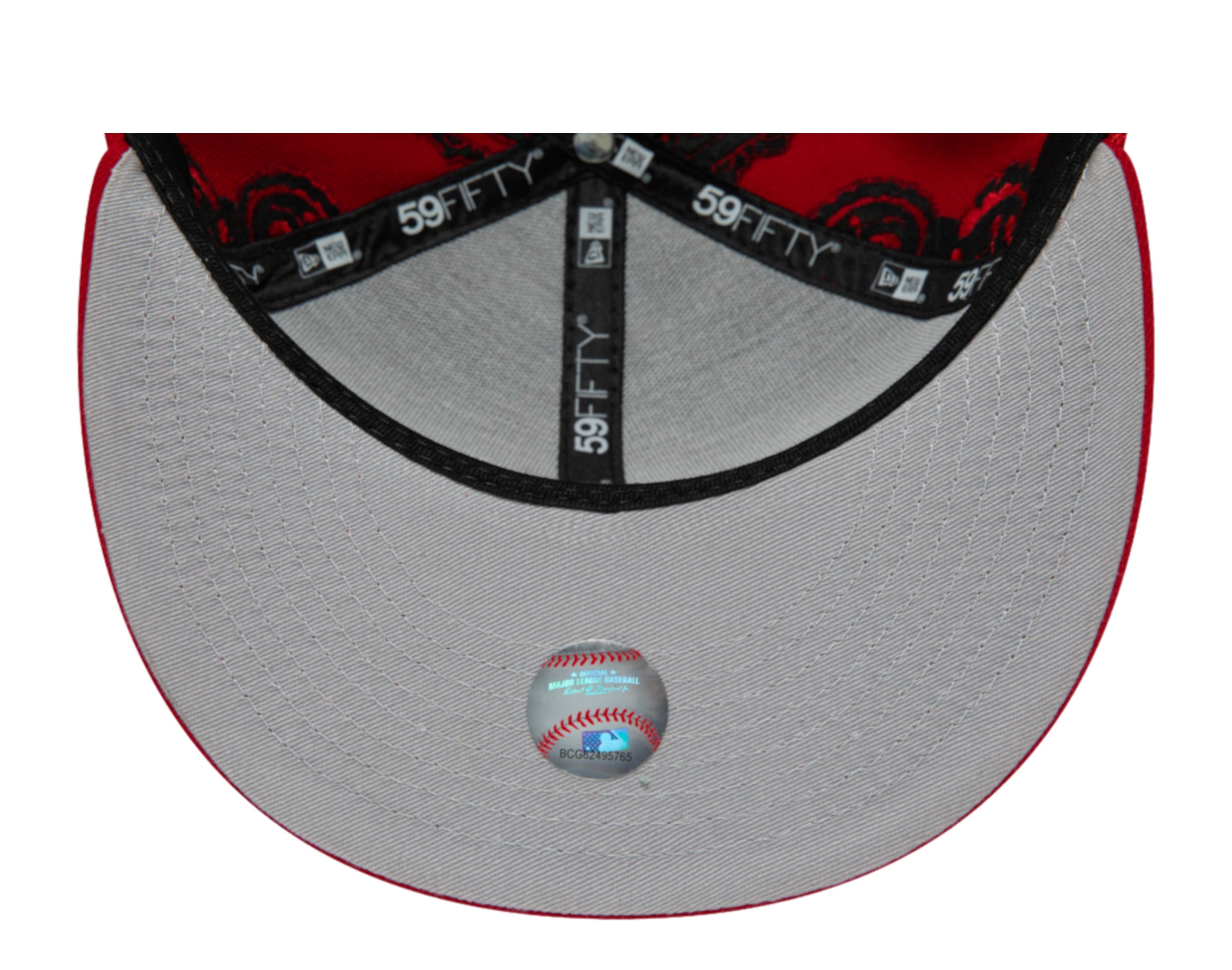 New Era St. Louis Cardinals Red MLB Swirl 59Fifty Fitted Hat