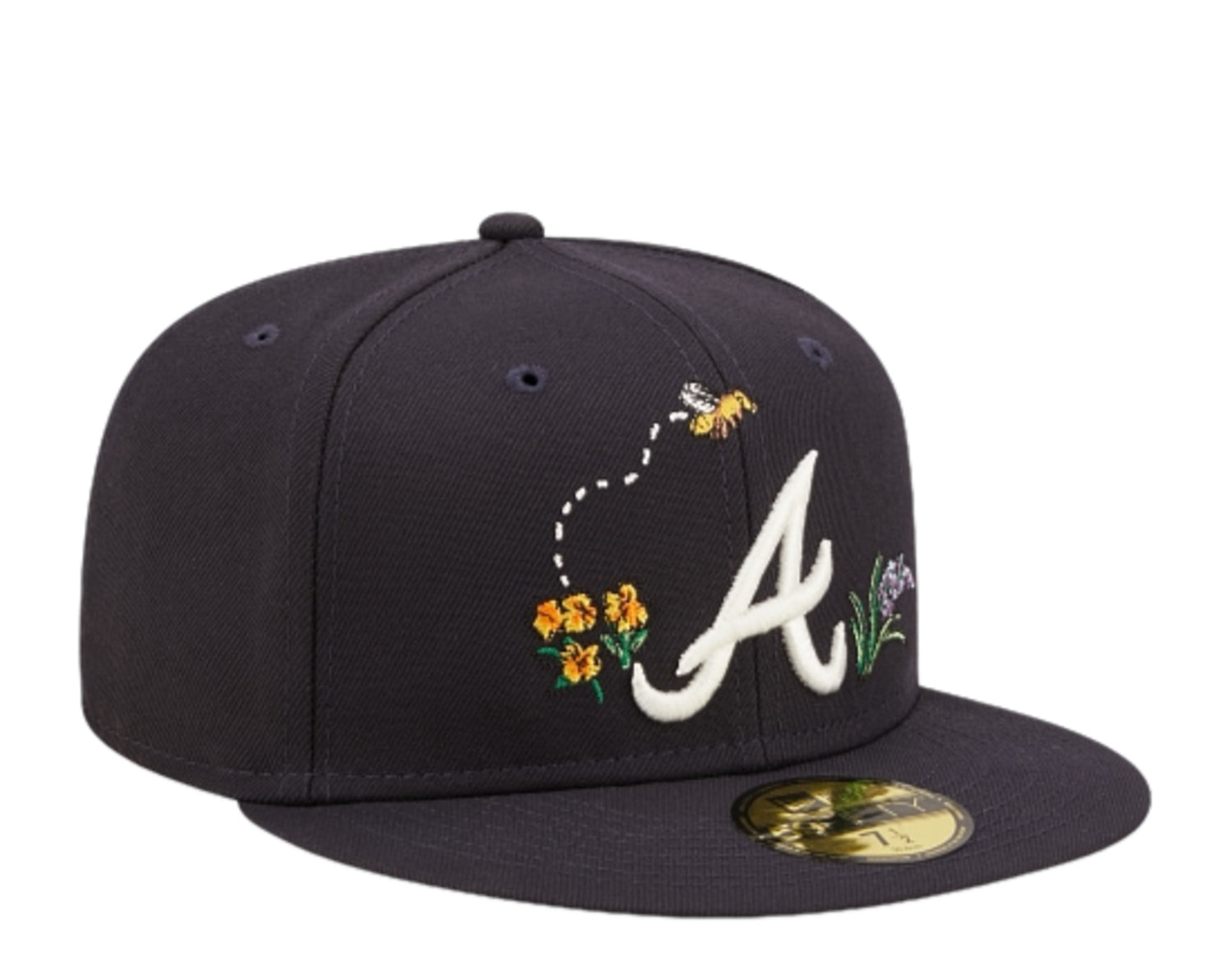 New Era 59Fifty MLB Atlanta Braves Watercolor Floral Fitted Hat