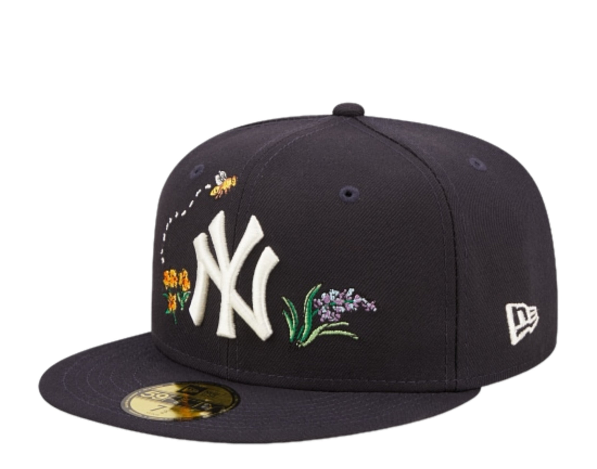 New Era 59Fifty MLB New York Yankees Watercolor Floral Fitted Hat