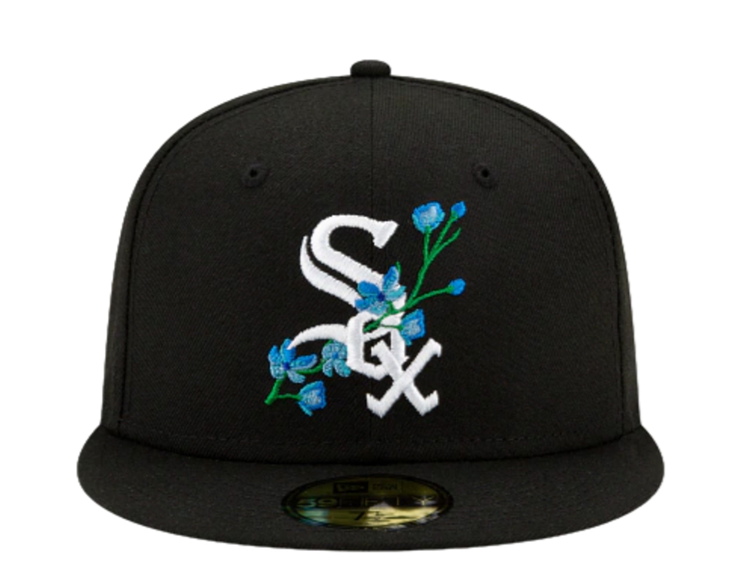 Official New Era Tampa Bay Rays MLB Side Patch Bloom Blue 59FIFTY