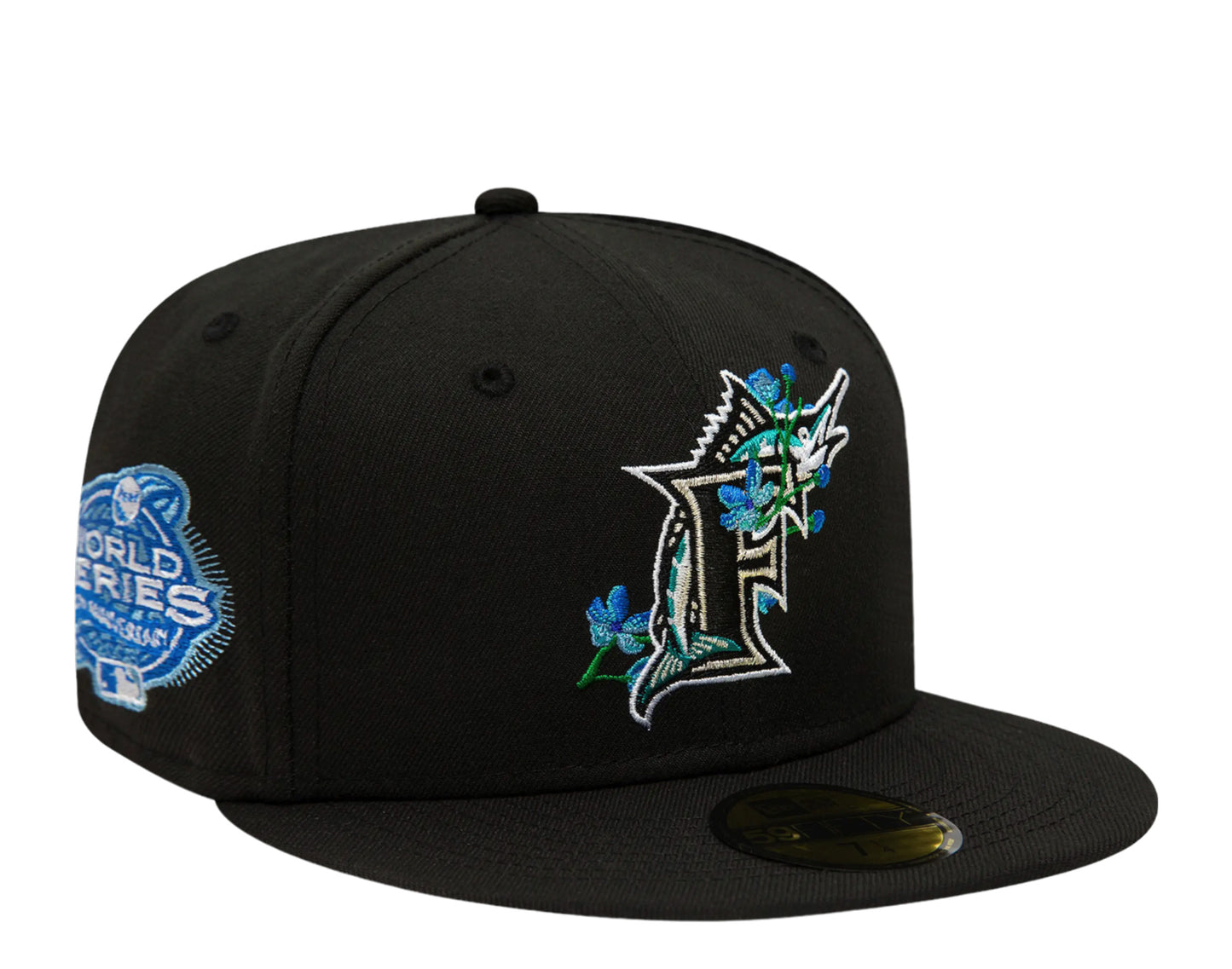 New Era Mens MLB Los Angeles Dodgers Side Patch Bloom 59Fifty