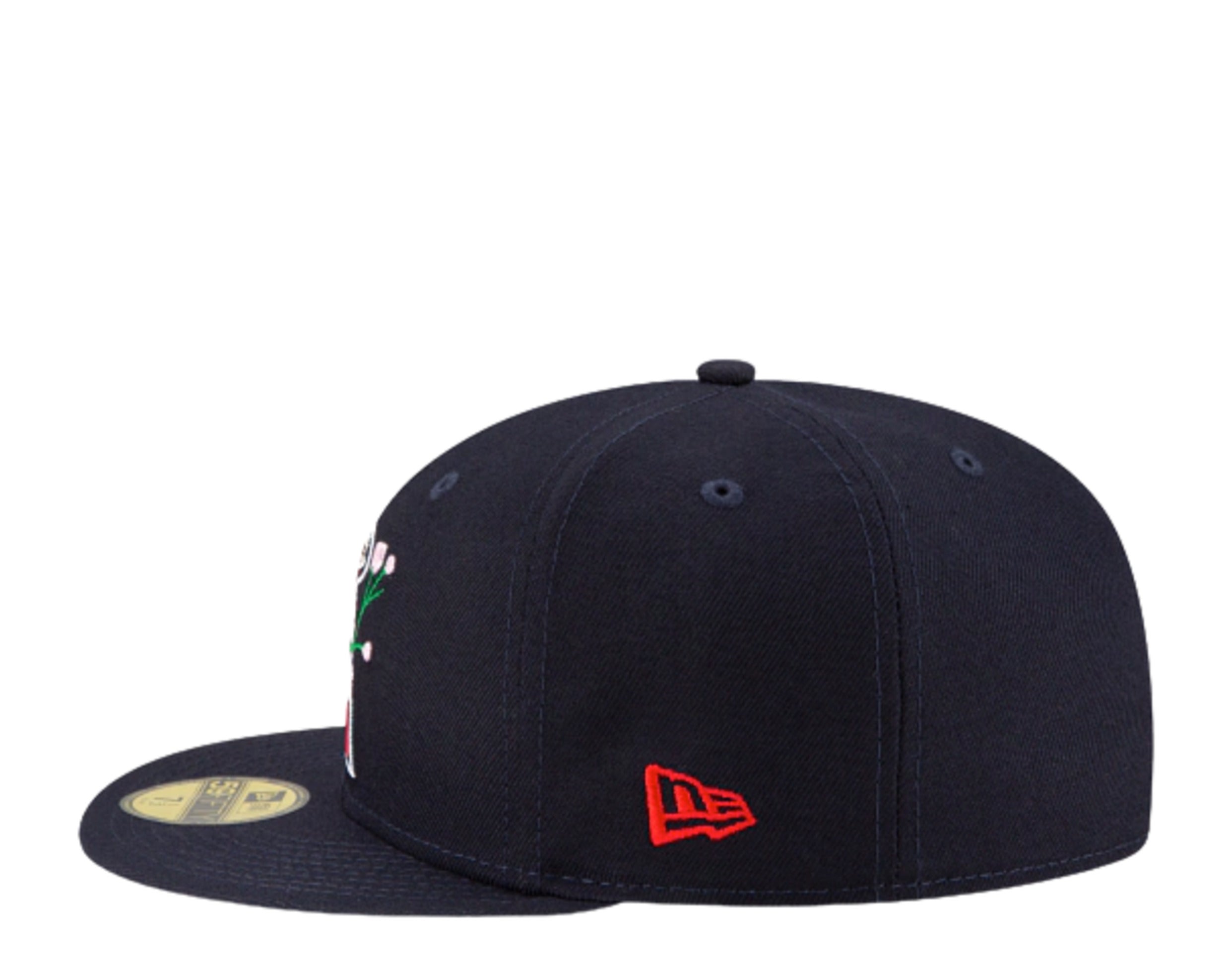 New Era 59Fifty MLB Anaheim Angels Side Patch Bloom Fitted Hat