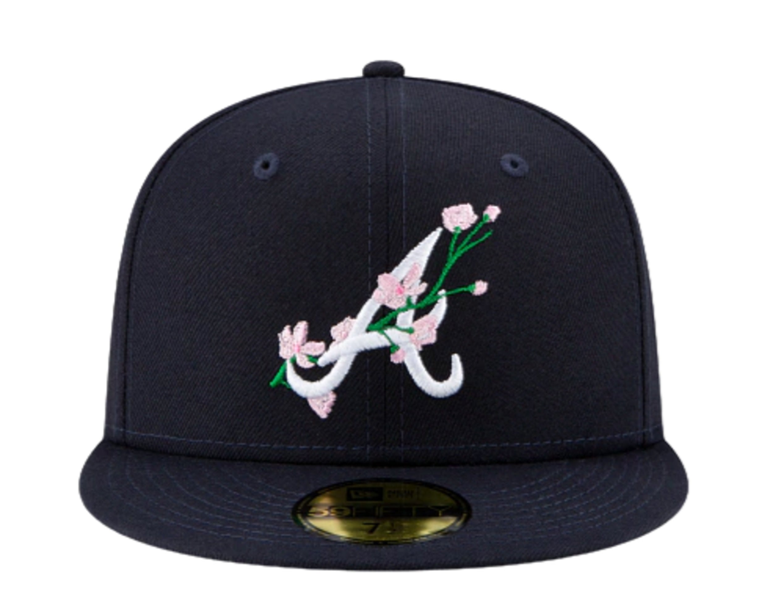 New Era 59Fifty MLB Atlanta Braves Side Patch Bloom Fitted Hat