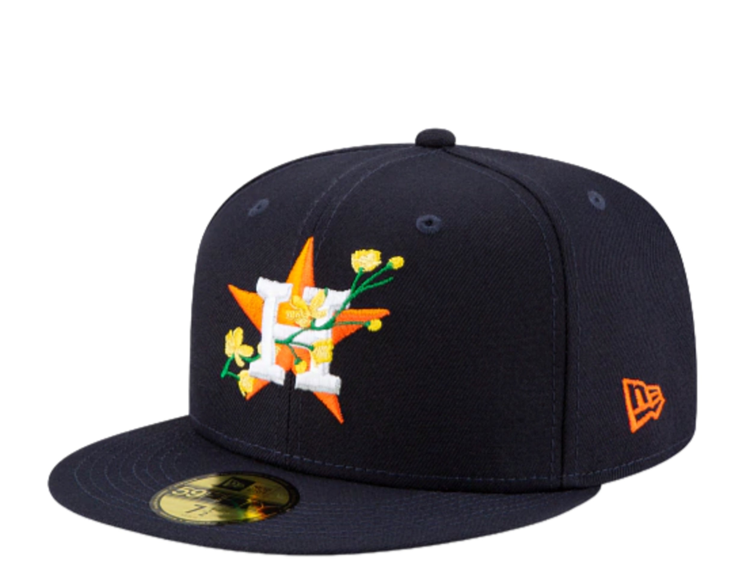 New Era 59Fifty MLB Houston Astros Side Patch Bloom Fitted Hat