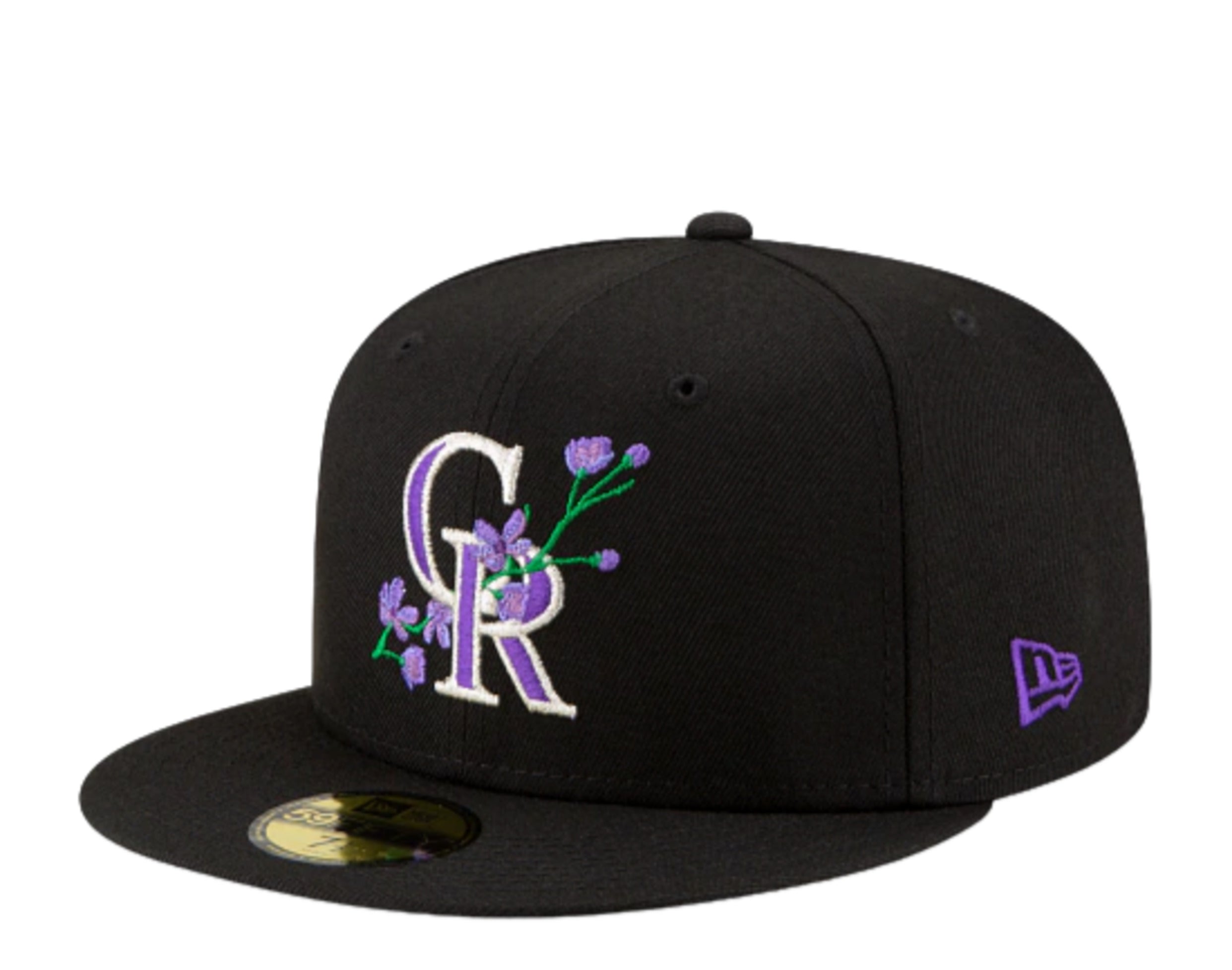 New Era 59Fifty MLB Colorado Rockies Side Patch Bloom Fitted Hat