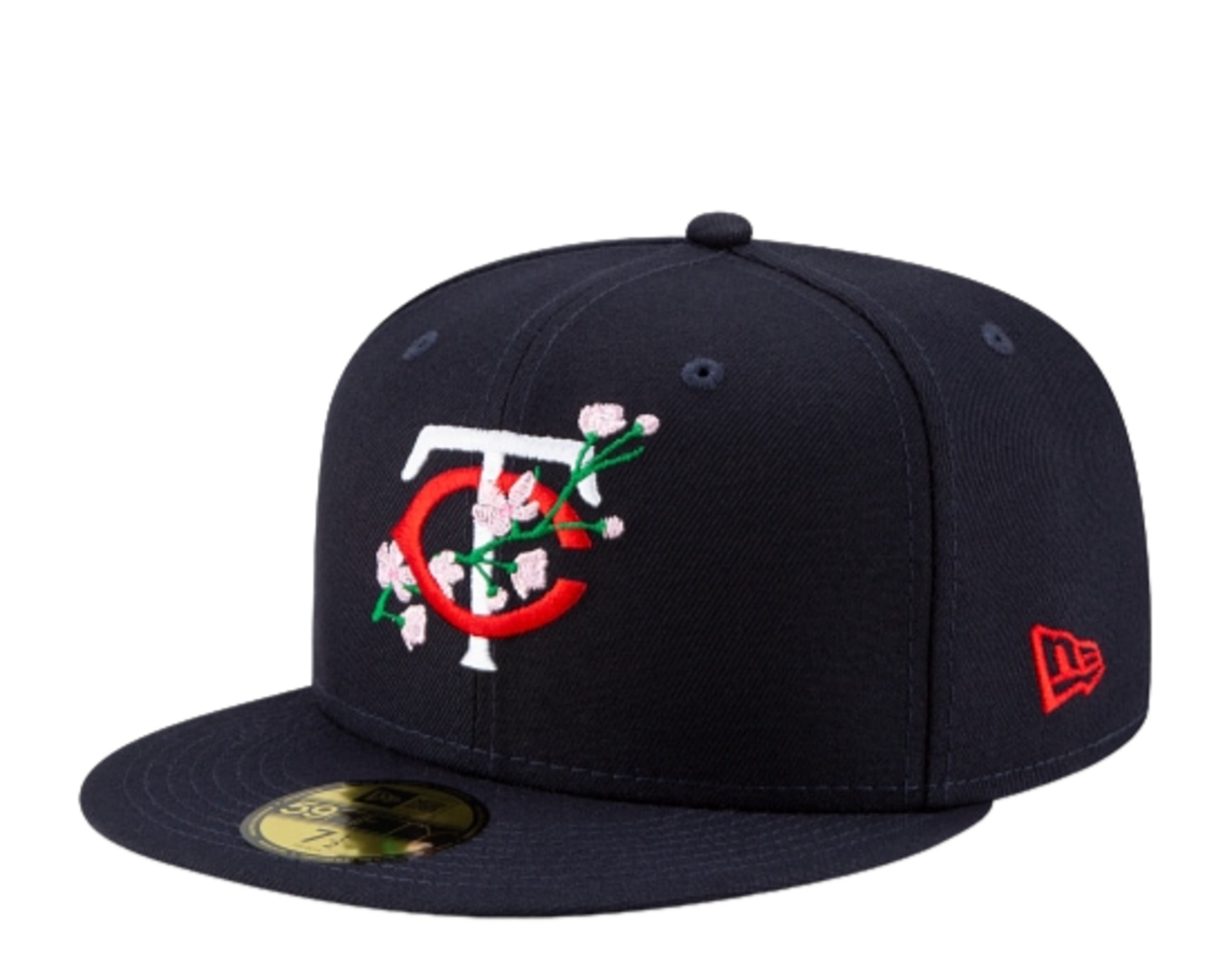 New Era 59Fifty MLB Minnesota Twins Side Patch Bloom Fitted Hat