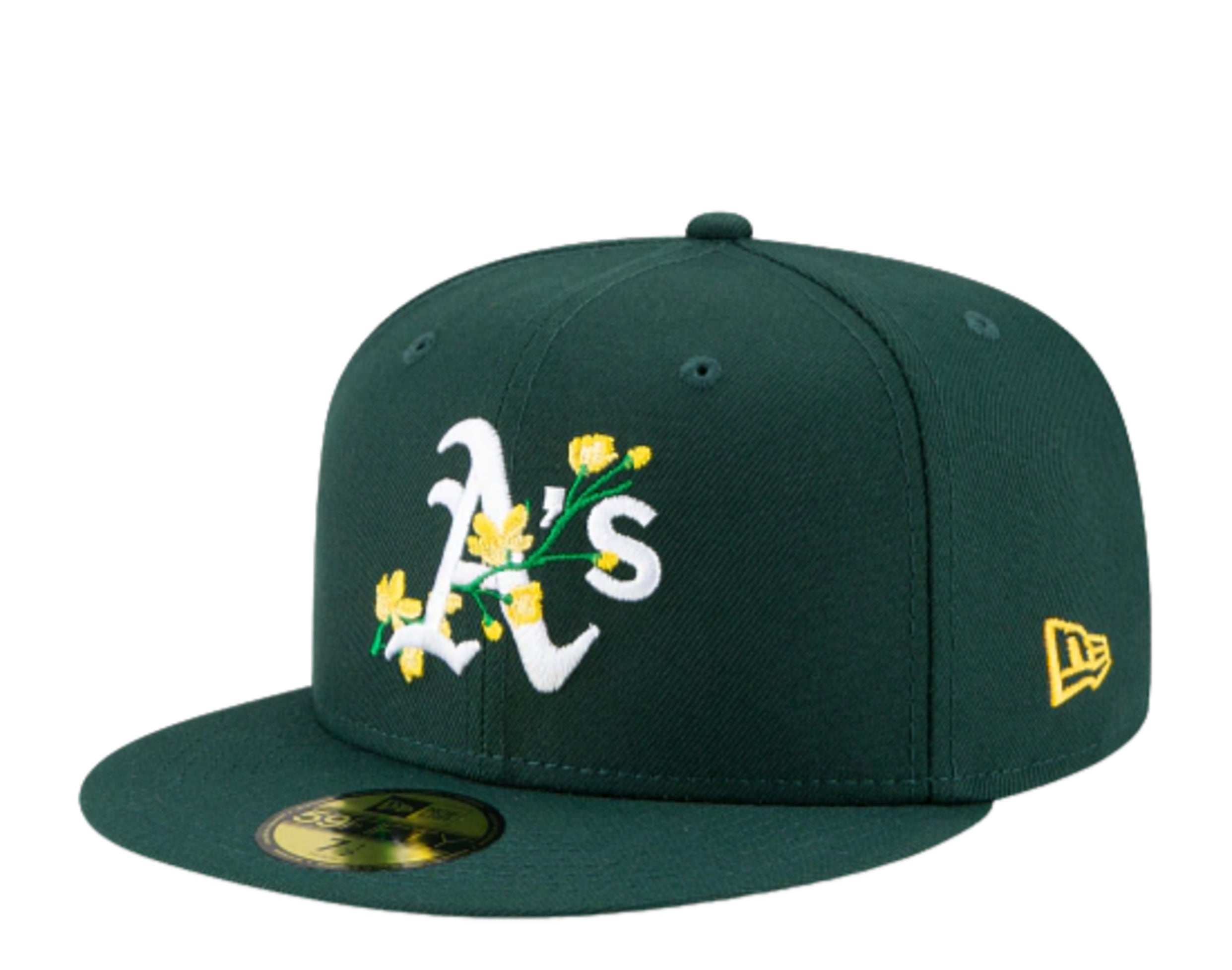 New Era 59Fifty MLB Oakland Athletics Side Patch Bloom Fitted Hat