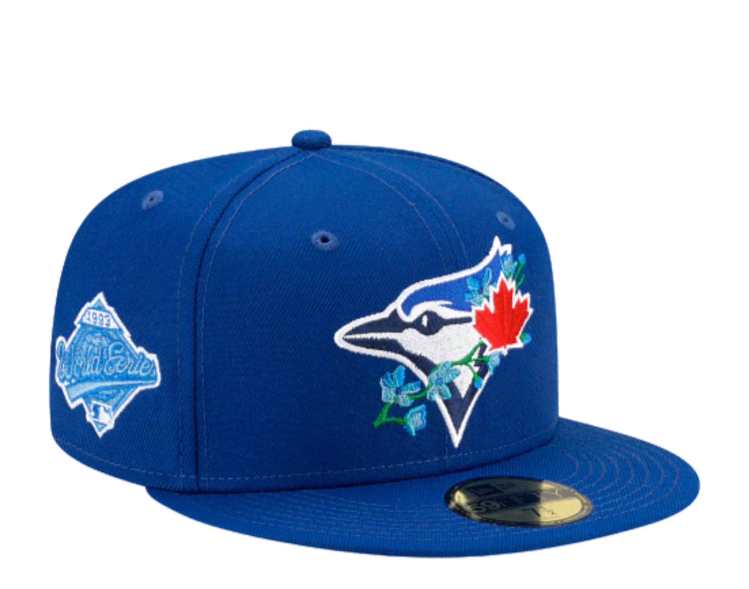 New Era 59Fifty MLB Toronto Blue Jays Side Patch Bloom Fitted Hat