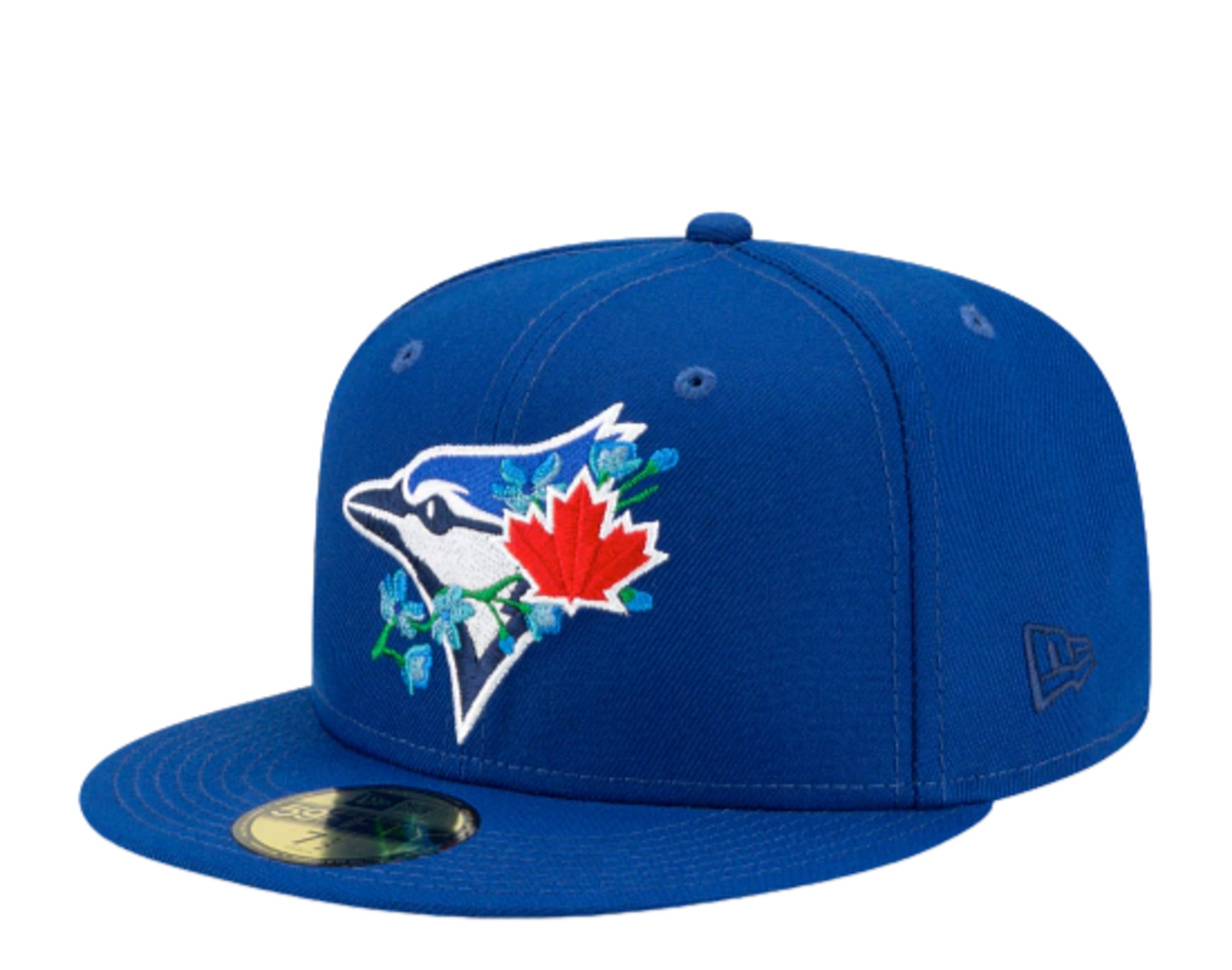 New Era 59Fifty MLB Toronto Blue Jays Side Patch Bloom Fitted Hat