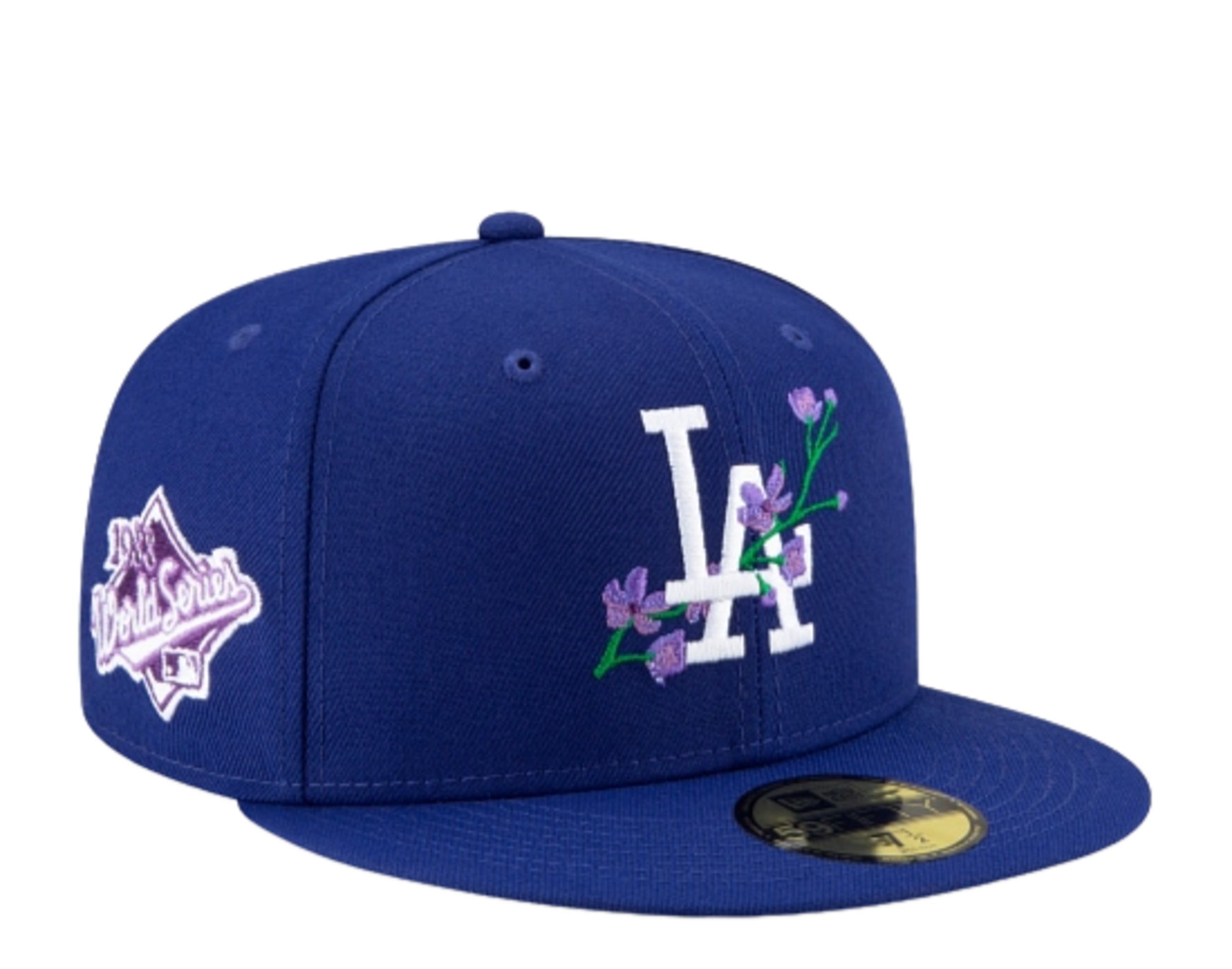 New Era 59Fifty MLB Los Angeles Dodgers Side Patch Bloom Fitted Hat