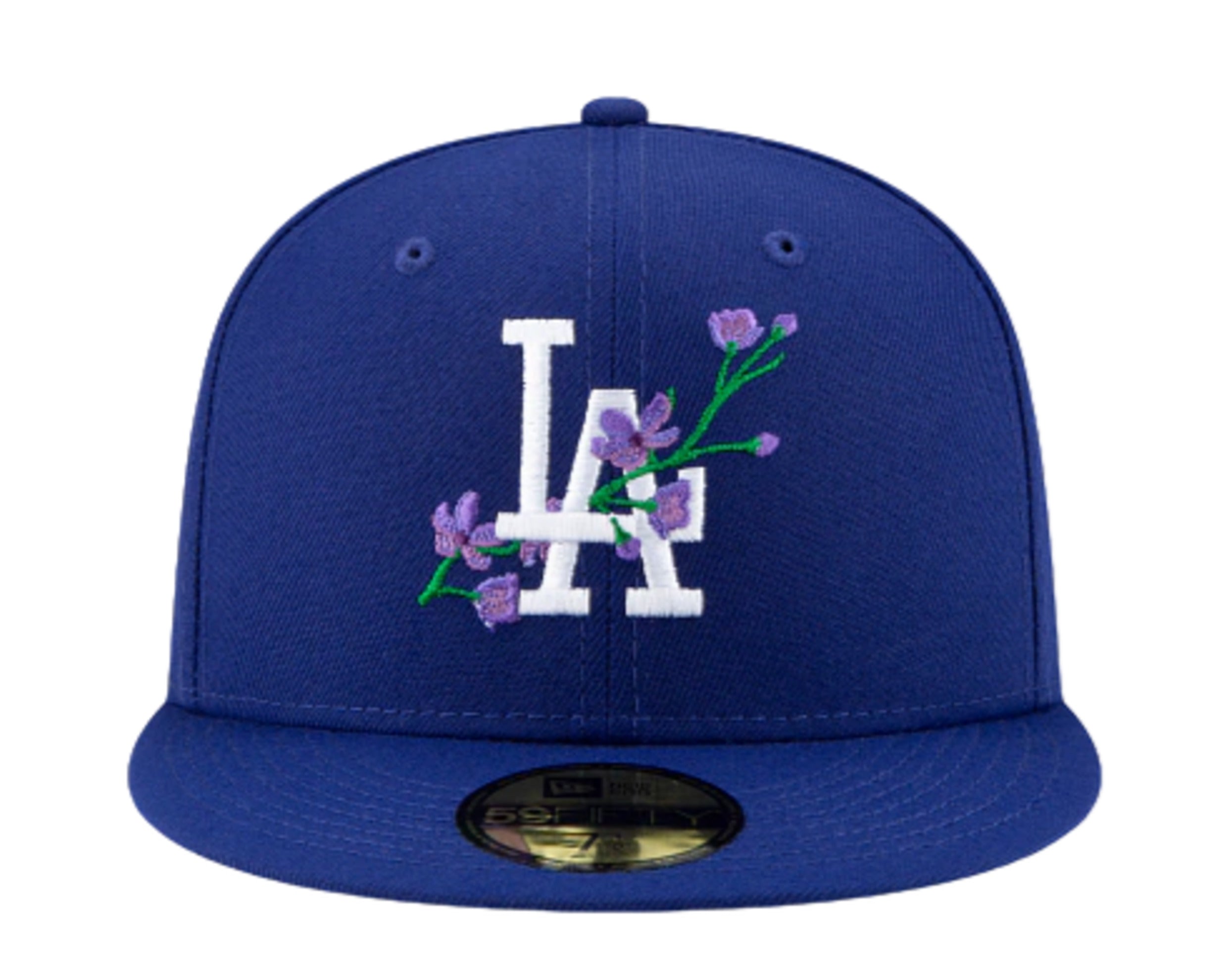 New Era 59Fifty MLB Los Angeles Dodgers Side Patch Bloom Fitted Hat