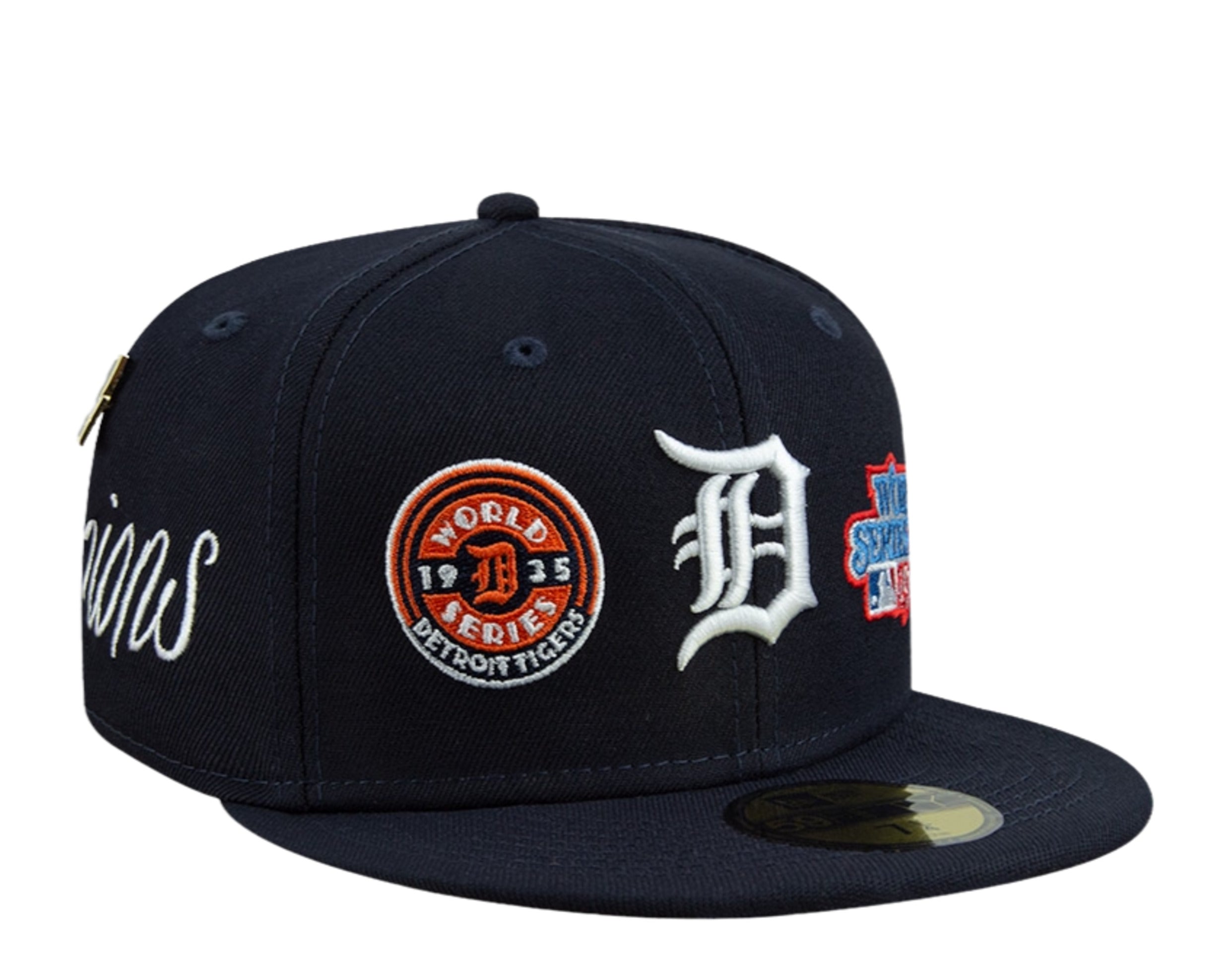 Detroit Tigers Historic Champs World Series Navy New Era 59fifty fitted hat  cap