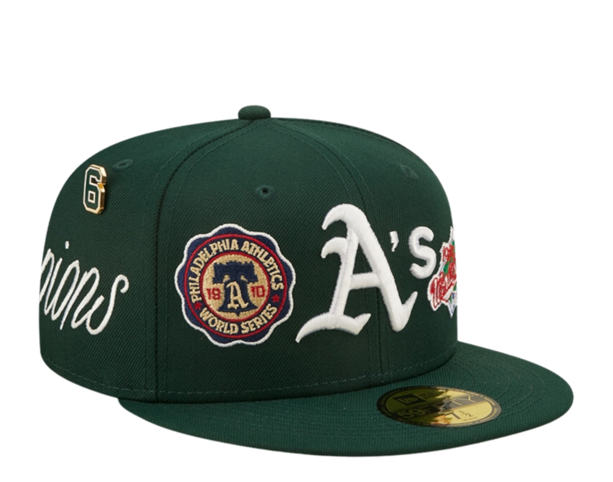 New Era 59Fifty Oakland Athletics HIS Champs Fitted 'Green, 60288304