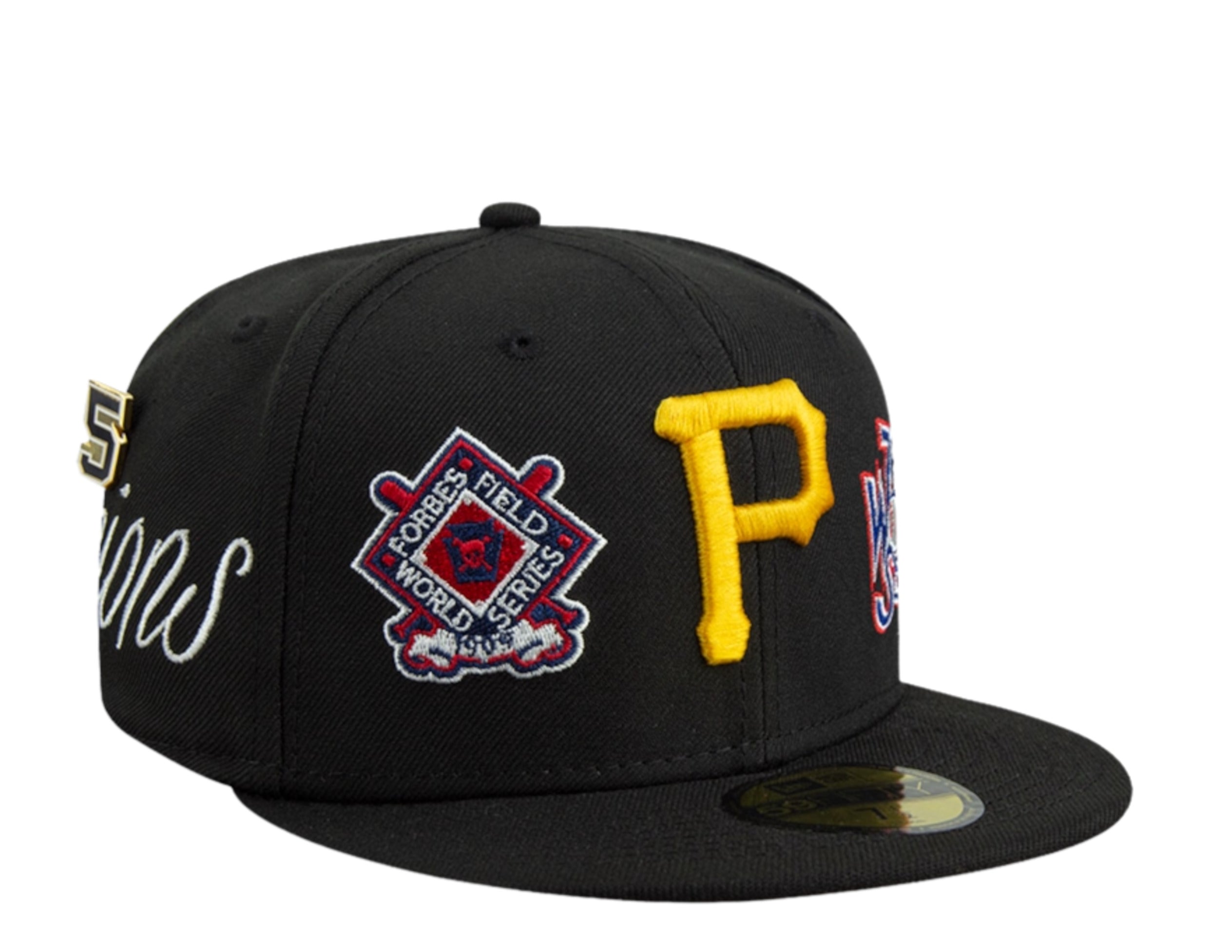 New Era Men's New Era Black Pittsburgh Pirates Jersey 59FIFTY