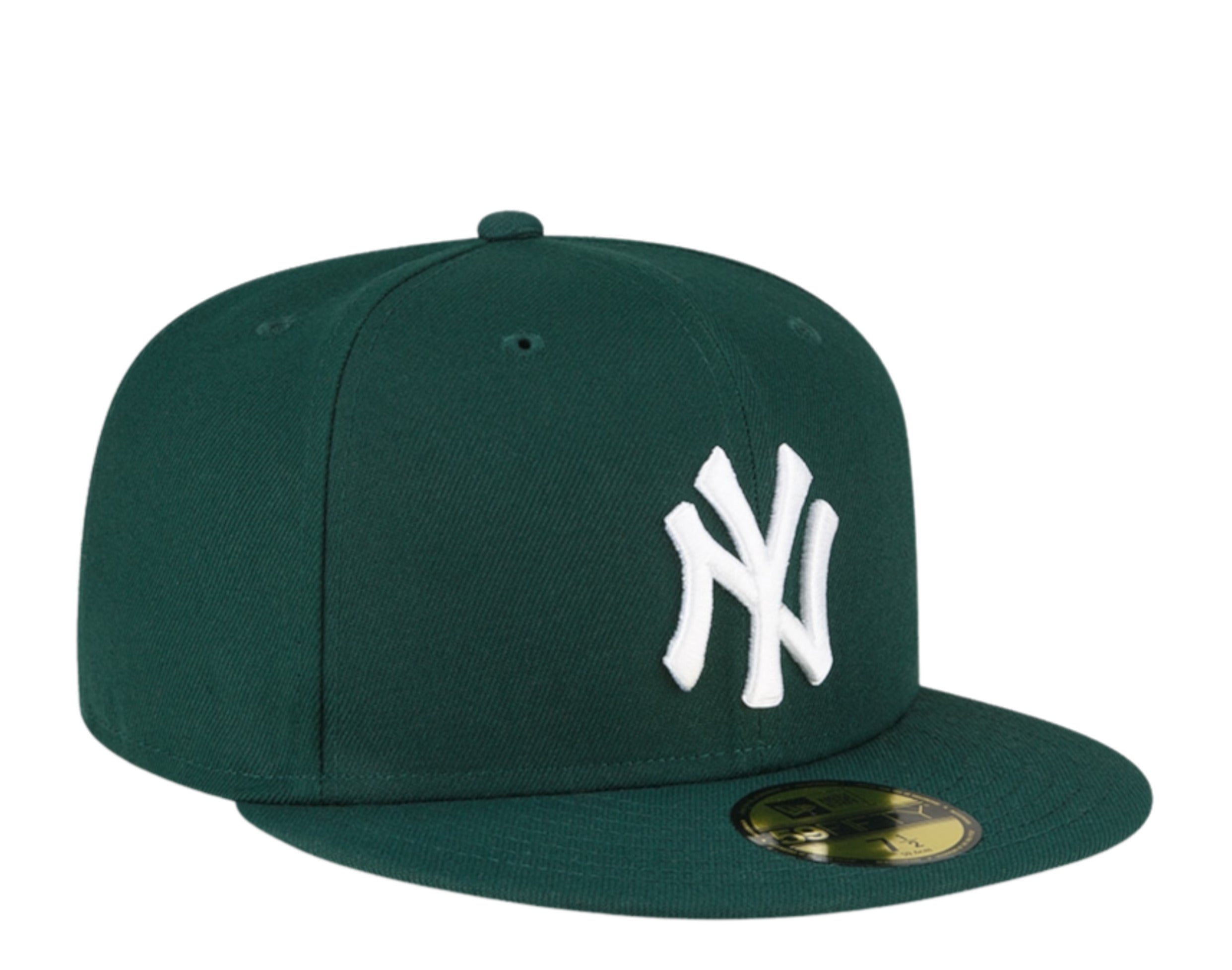 New York Yankees New Era 5950 2Tone Basic Fitted Hat - Cyber Green/Green w/Outline