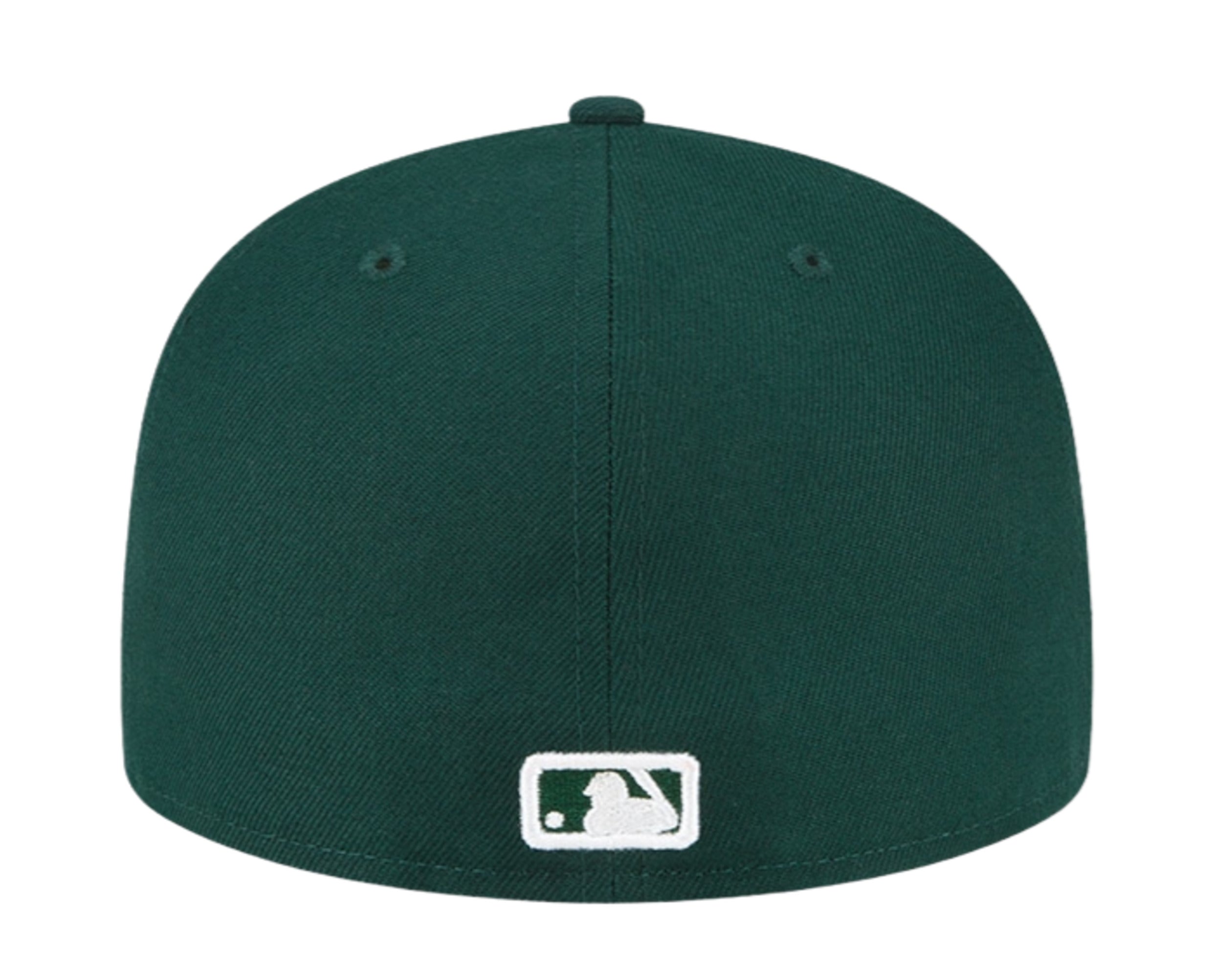 New Era Mlb Basic 5950 New York Yankee Fitted Hat #34 Unisex Style : 11591124, Green, Size: 8
