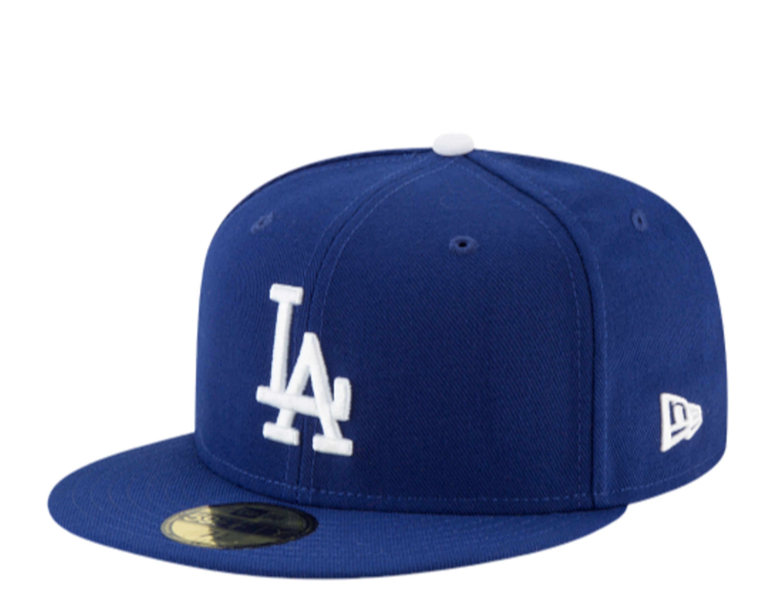 New Era Los Angeles Dodgers 60th Season Patch Fitted Hat Fitted Hat Blue/ Orange - US