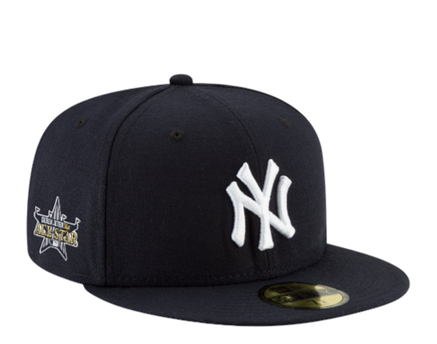 NY Yankees Fitted Hat Size 7 5/8 New Era Side Patch Derek Jeter 3K MLB Pro  Model