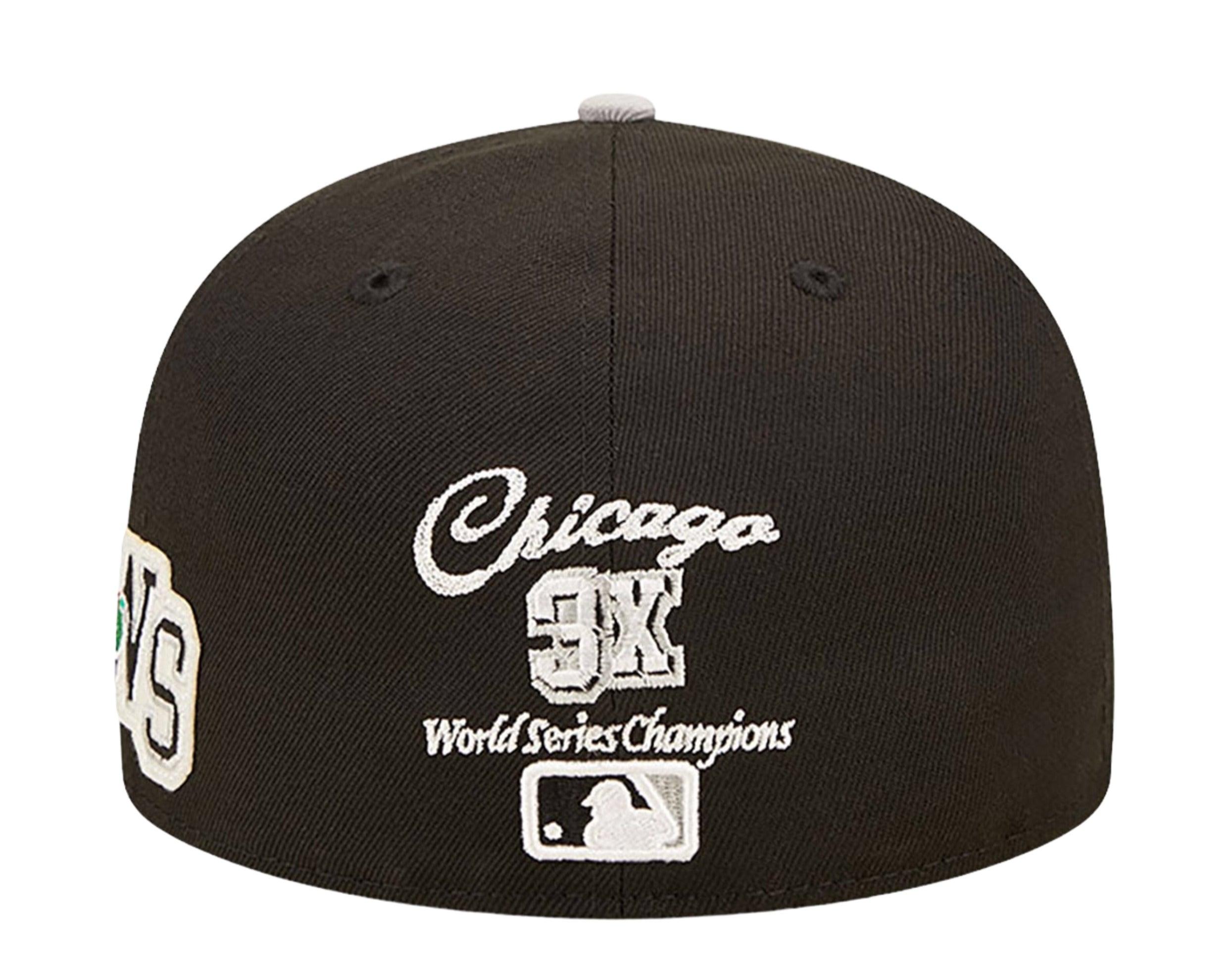 New Era 59FIFTY MLB Chicago White Sox Letterman Fitted Hat 7 3/4