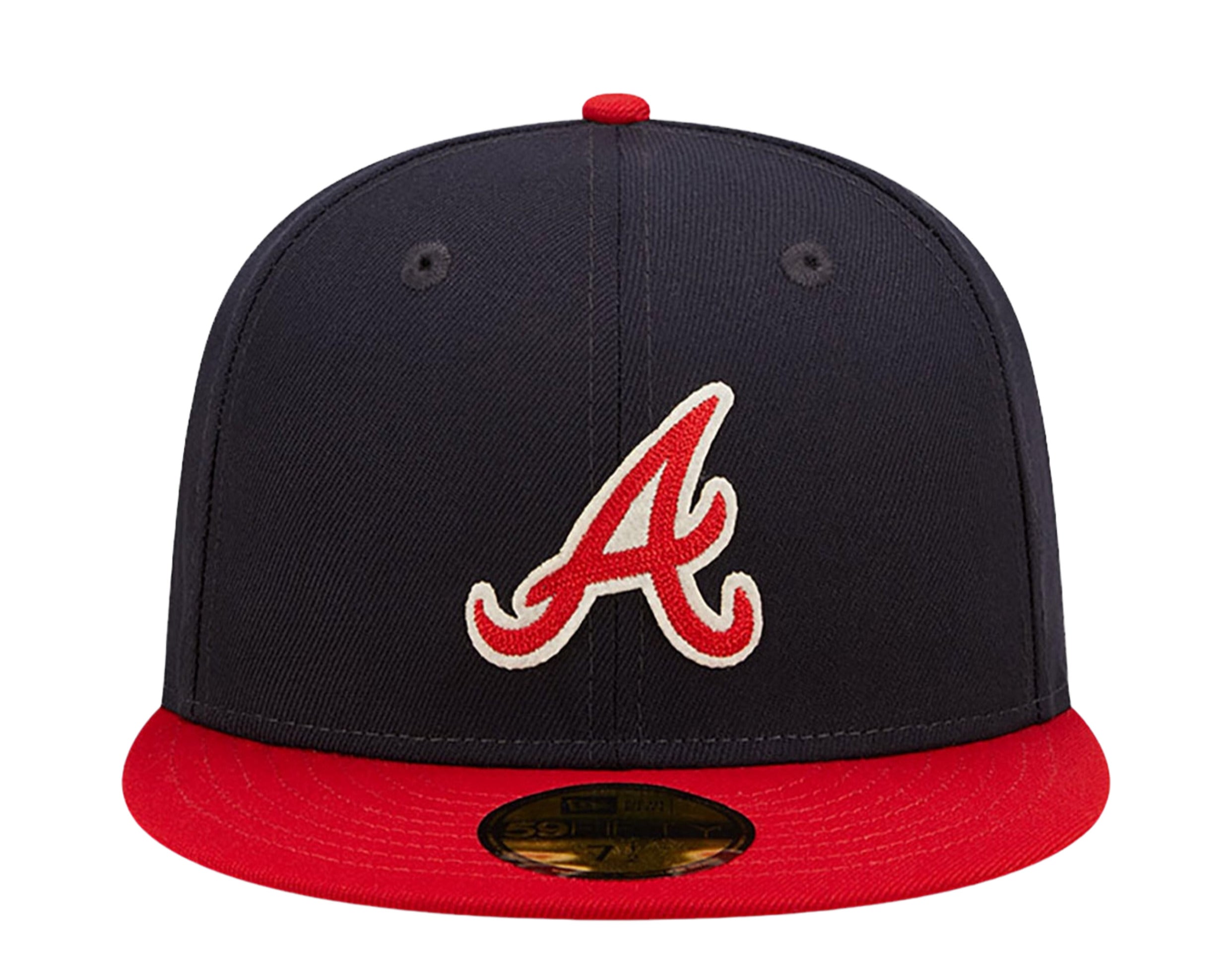 Shop New Era 59Fifty Atlanta Braves Letterman Fitted Hat 60296436