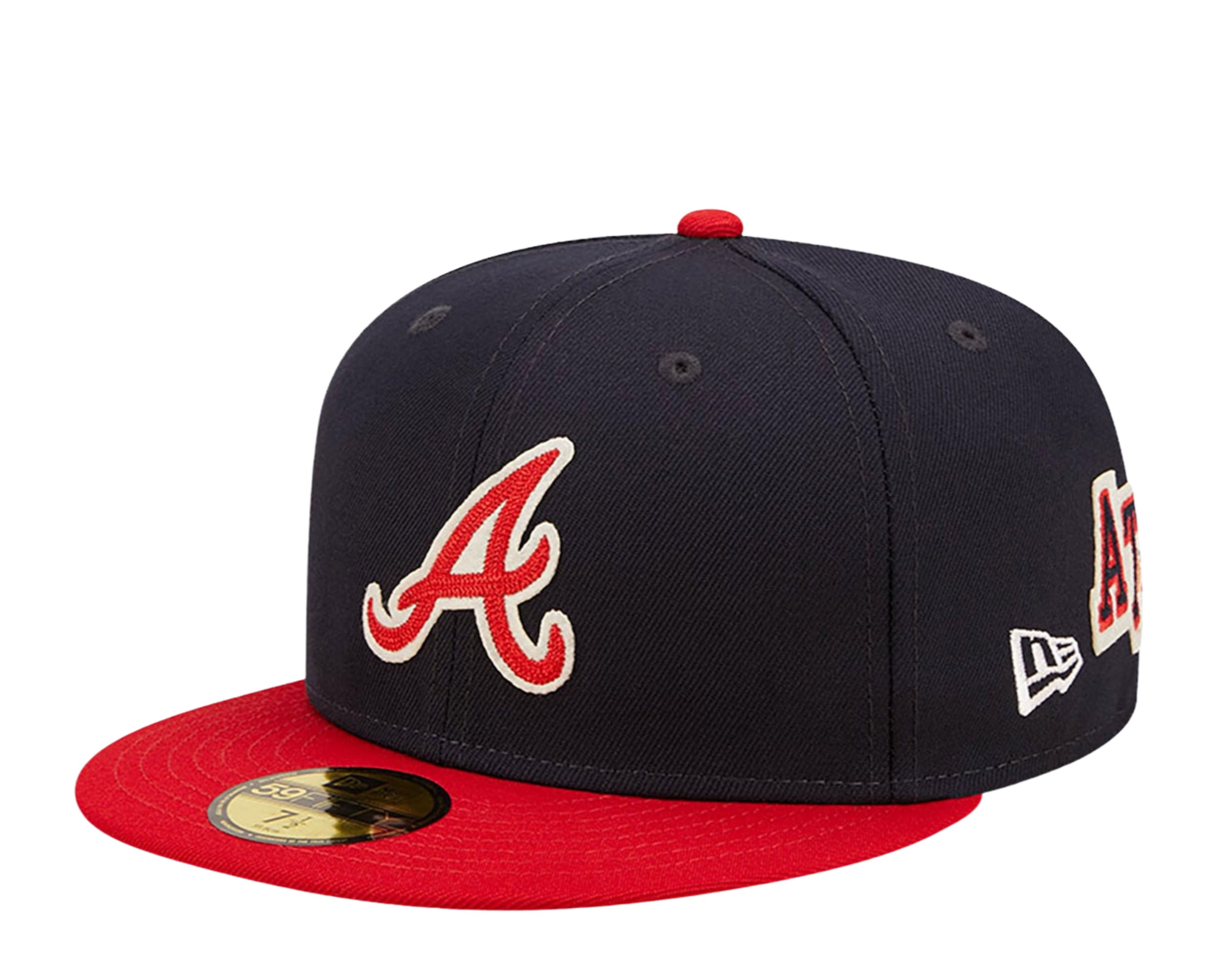 New Era 59Fifty MLB Atlanta Braves Letterman Fitted Hat