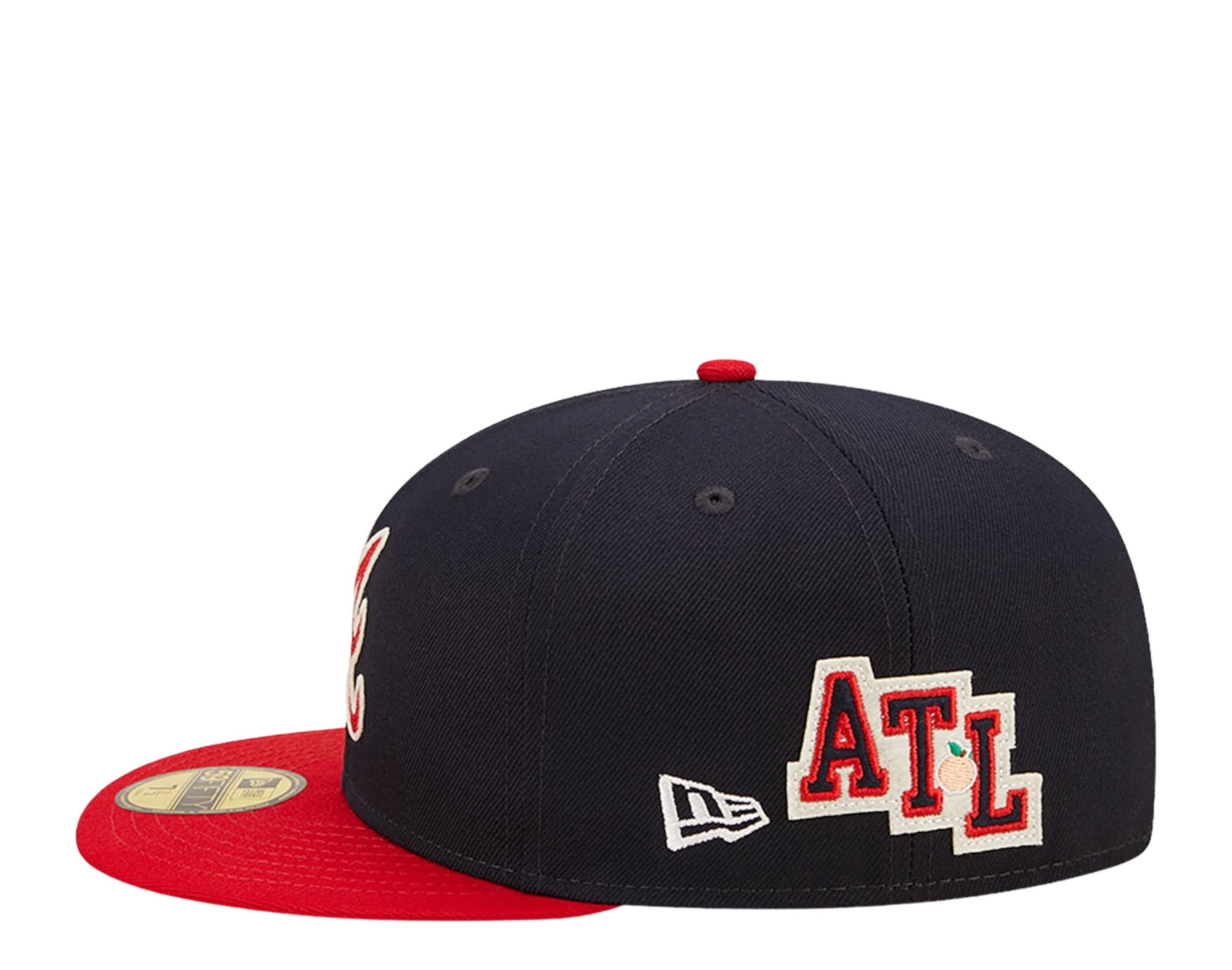 New Era 59Fifty MLB Atlanta Braves Letterman Fitted Hat