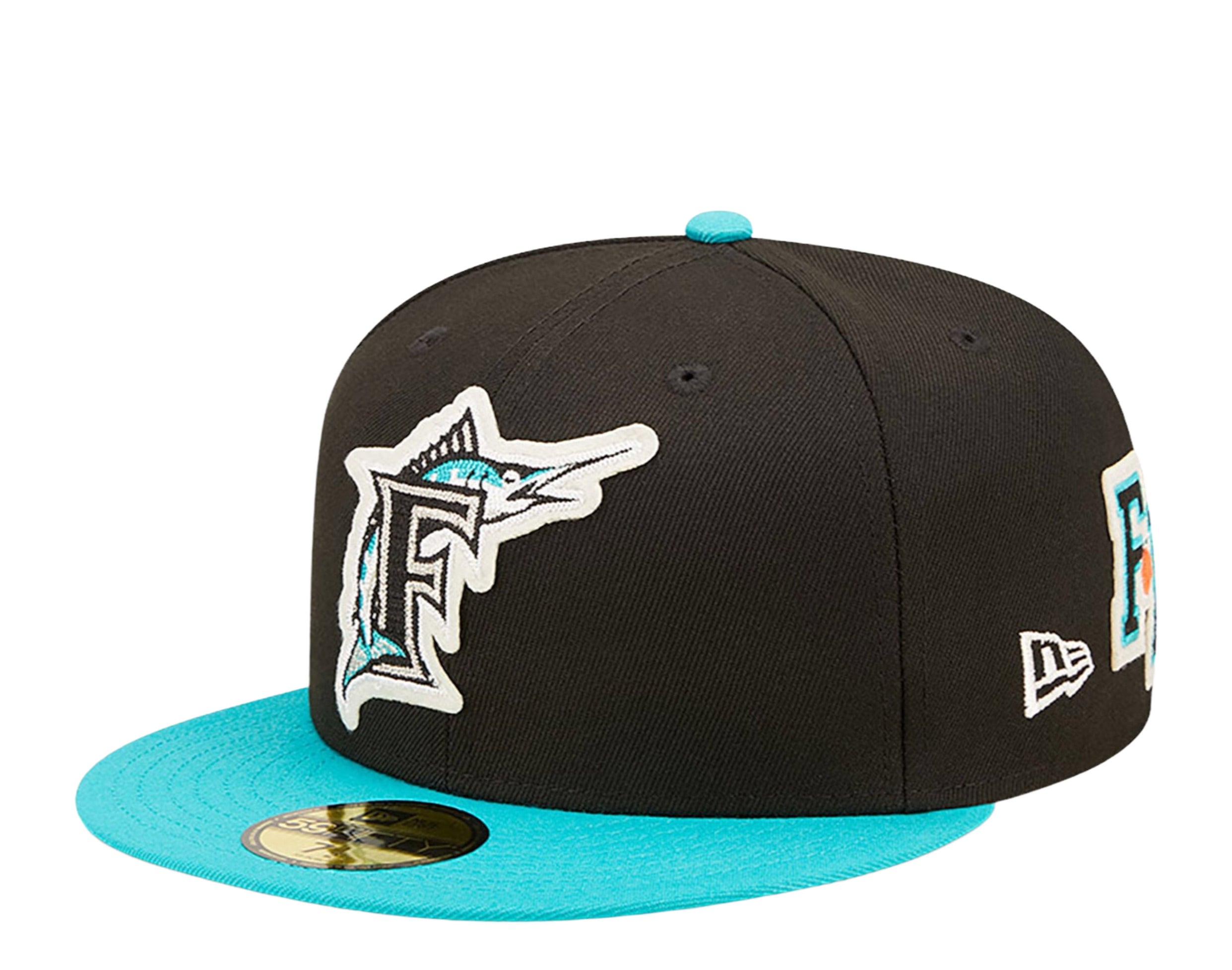 New Era 59Fifty MLB Florida Marlins Letterman Fitted Hat