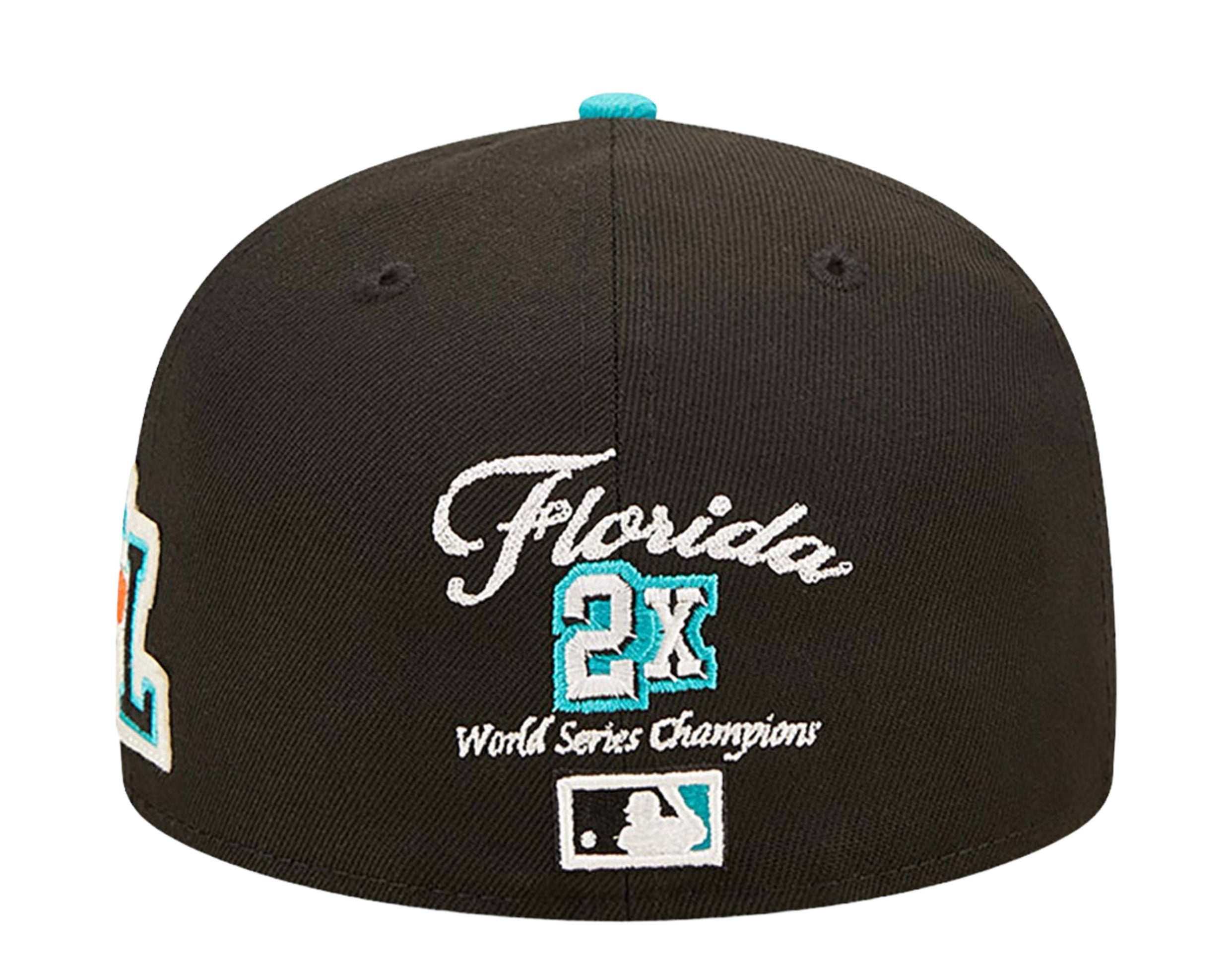 New Era 59Fifty MLB Florida Marlins Letterman Fitted Hat