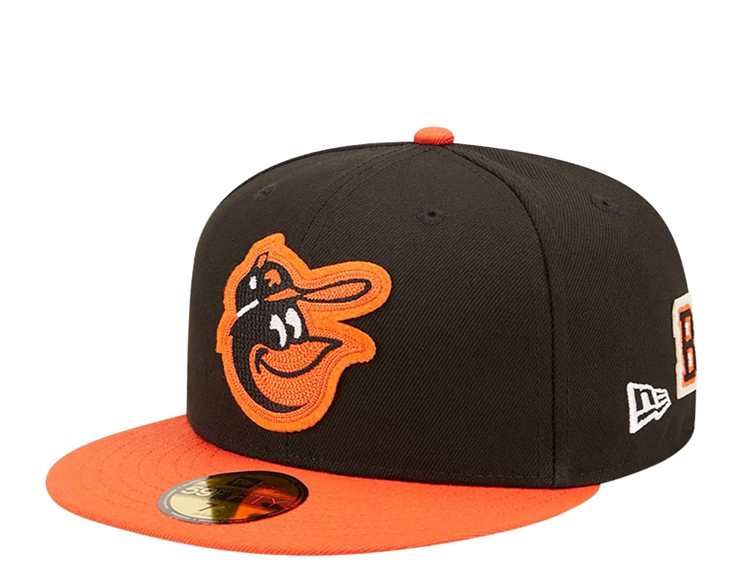 New Era 59Fifty MLB Baltimore Orioles Letterman Fitted Hat