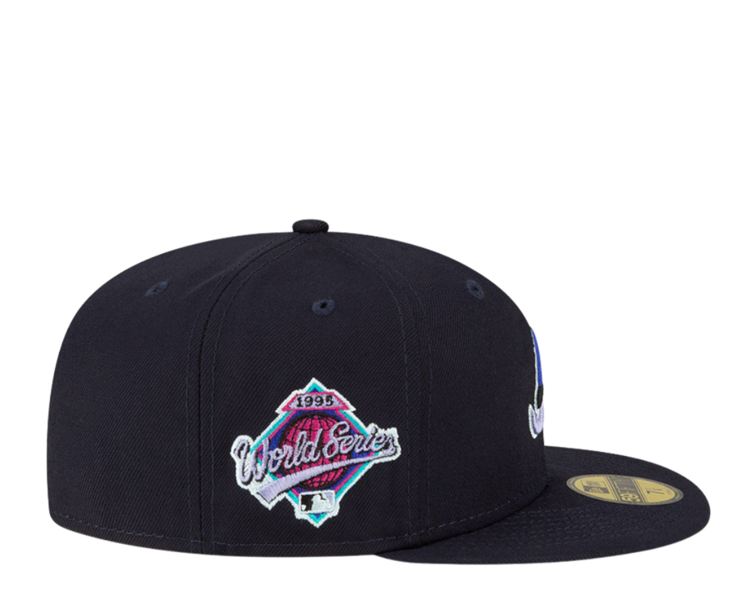 Men's New Era Pink Atlanta Braves 1995 MLB World Series 59FIFTY Fitted Hat