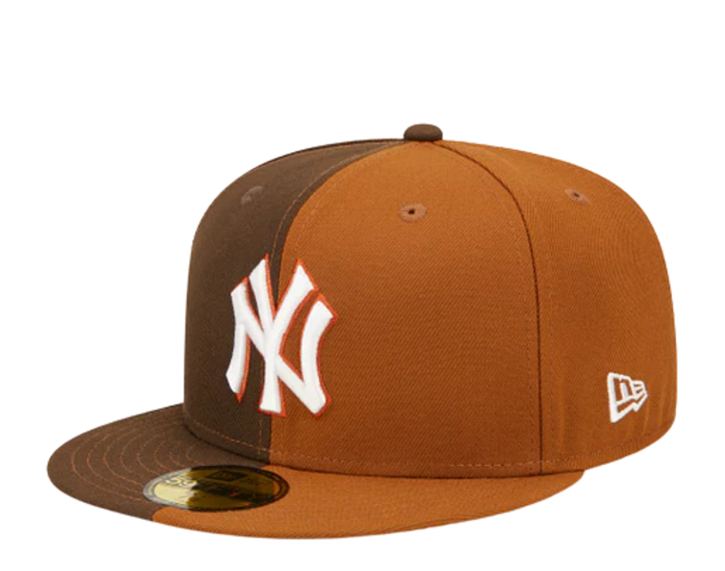 New York Yankees Mets Split Logo World Series New Era 59FIFTY Fitted Hat  Club 