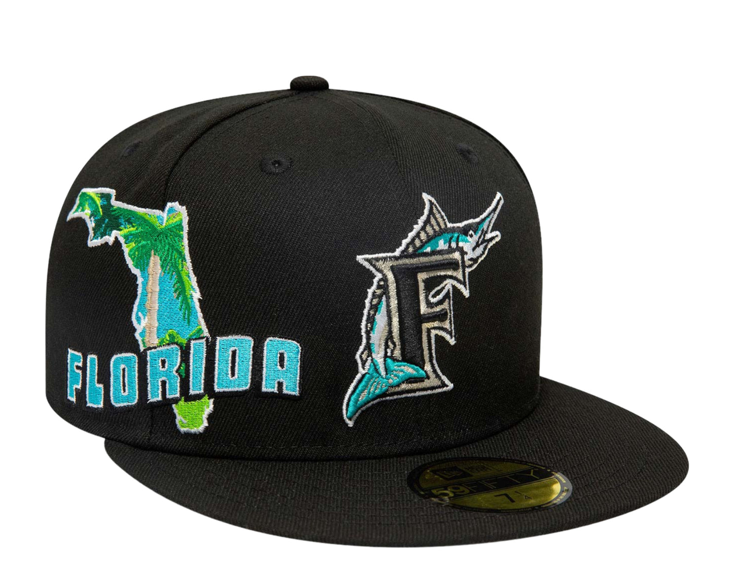 New Era 59FIFTY MLB Florida Marlins Stateview Fitted Hat 7