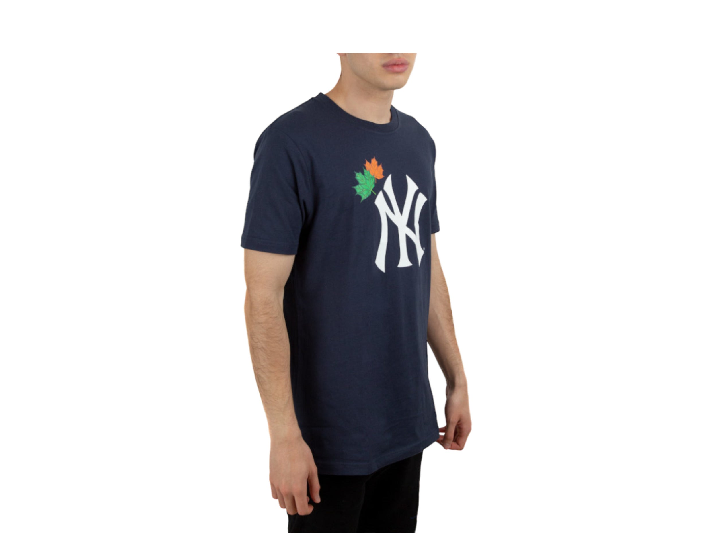New Era Mens New York Yankees Yankees Watercolor T-Shirt - Mens Black
