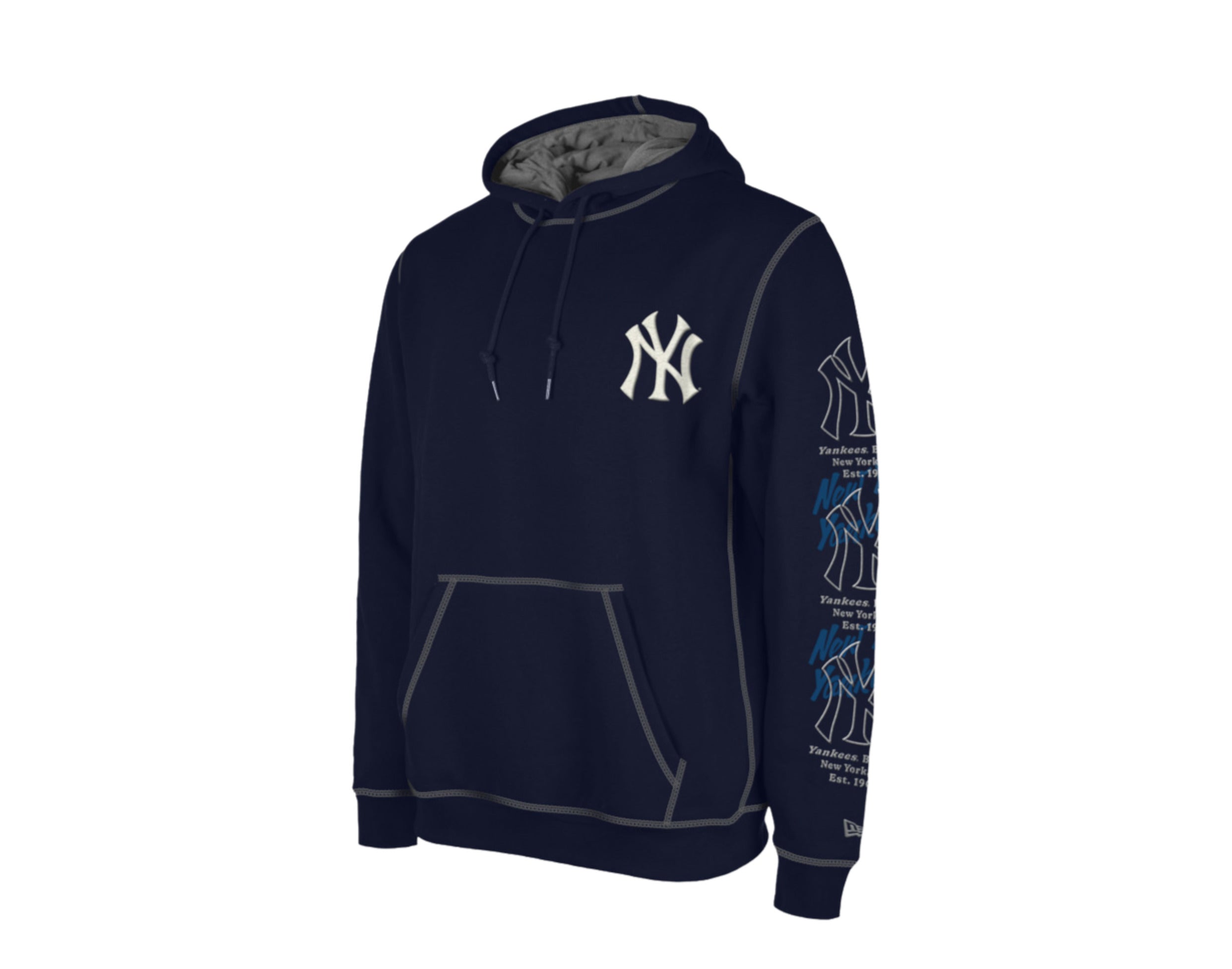 New Era MLB New York Yankees Team Split Pull-Over Hoodie